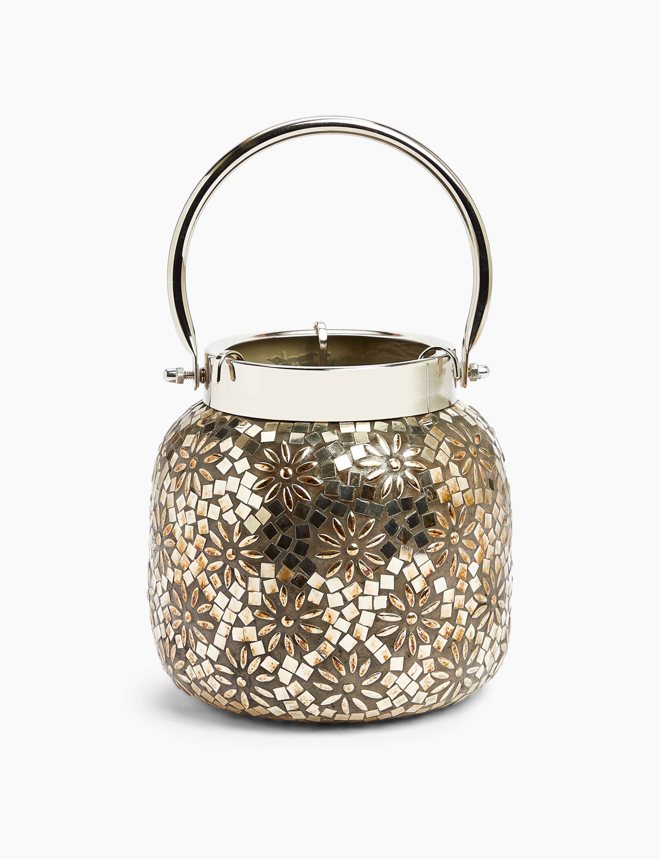 Bronze Beaded Large Lantern 1 of 3