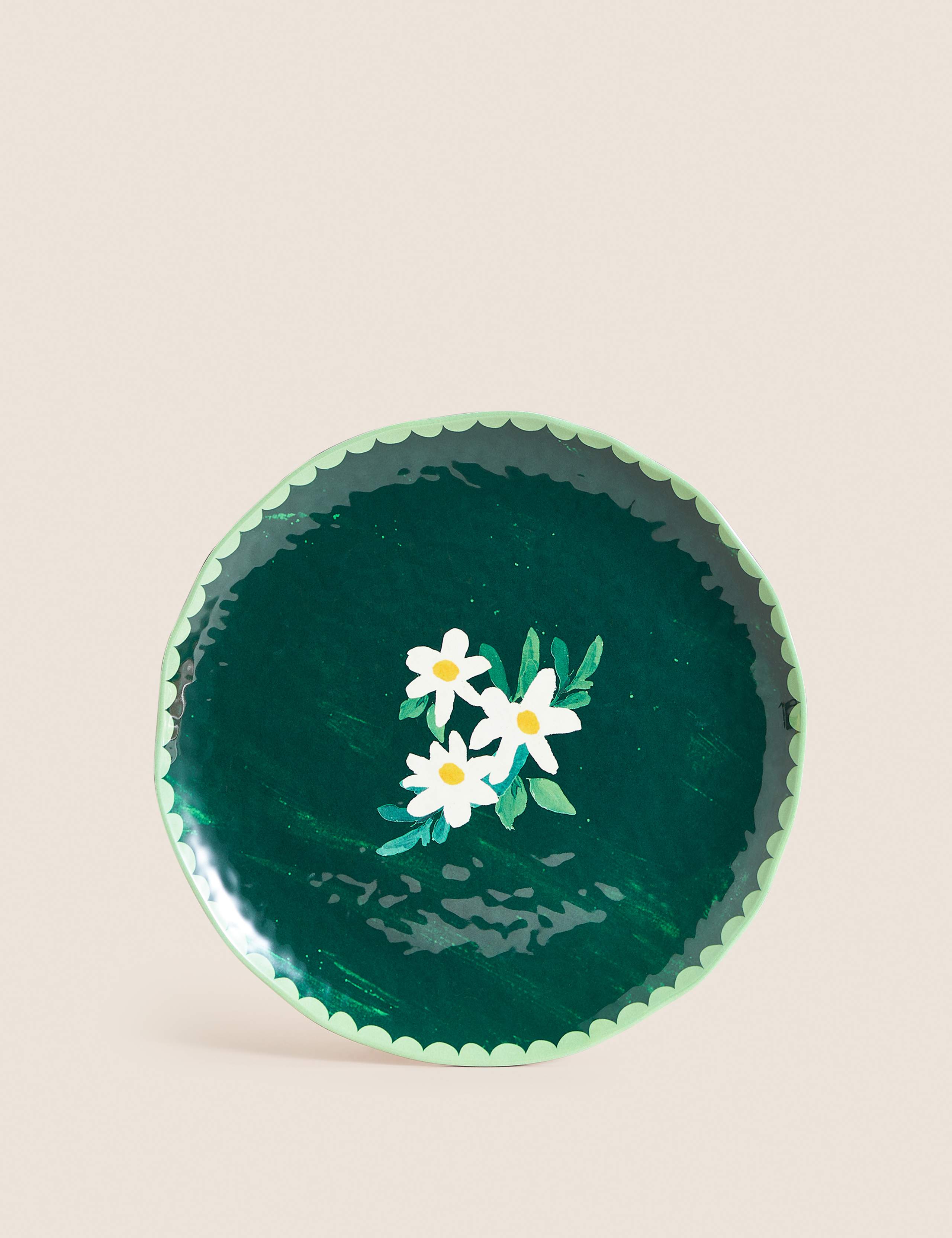 Set Of 4 Expressive Floral Picnic Side Plates 2 of 6