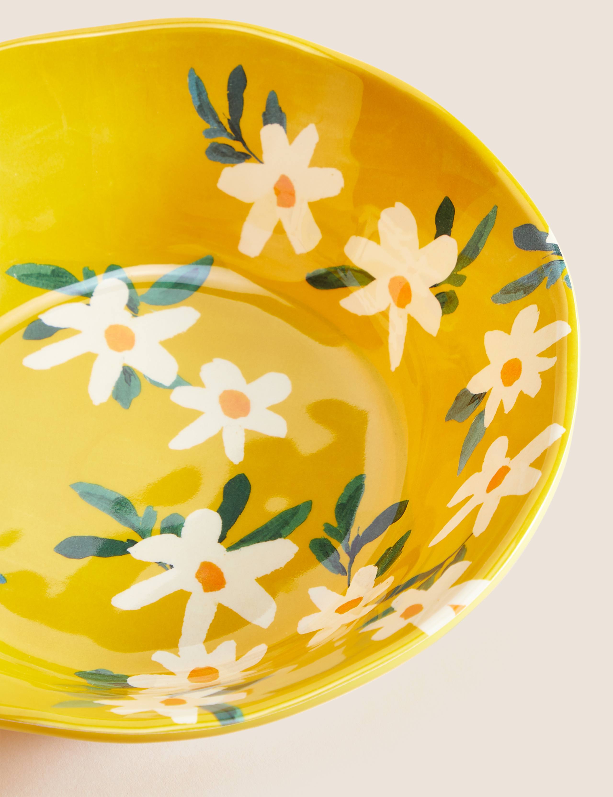 Set Of 4 Expressive Floral Picnic Pasta Bowls 5 of 7