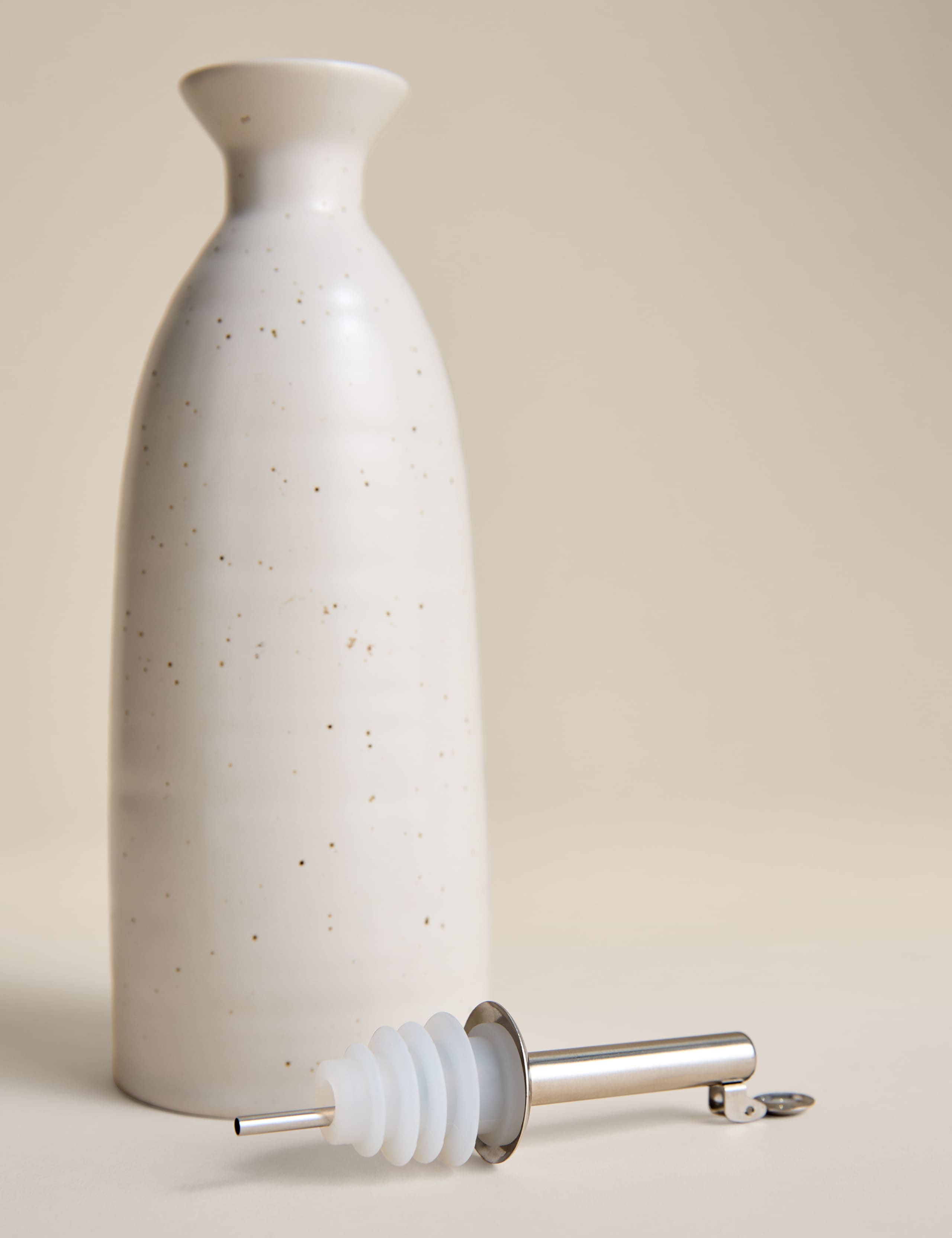 Small Ceramic Oil & Vinegar Pourer 360ml 2 of 4