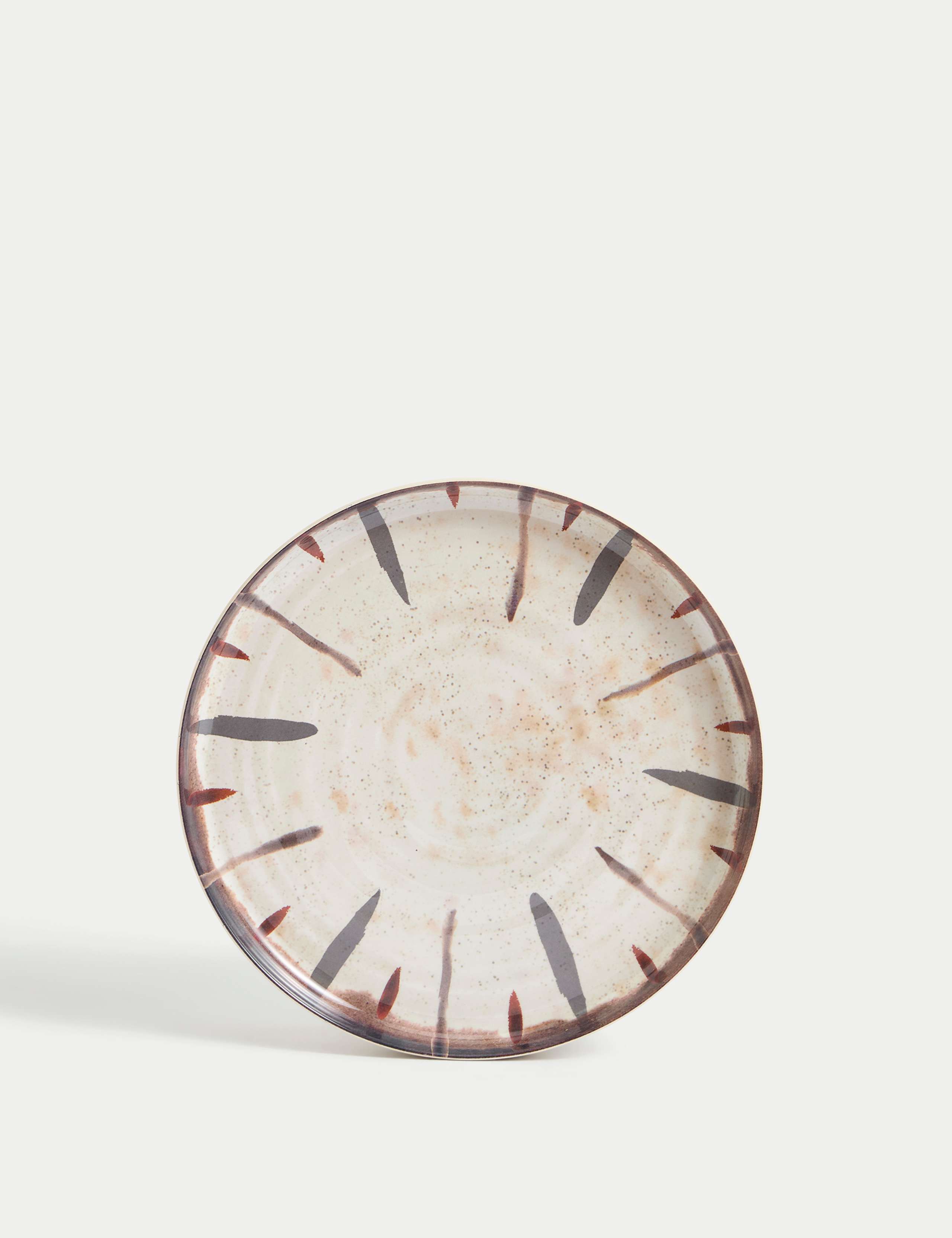 Set of 4 Global Artisan Picnic Side Plates 2 of 5