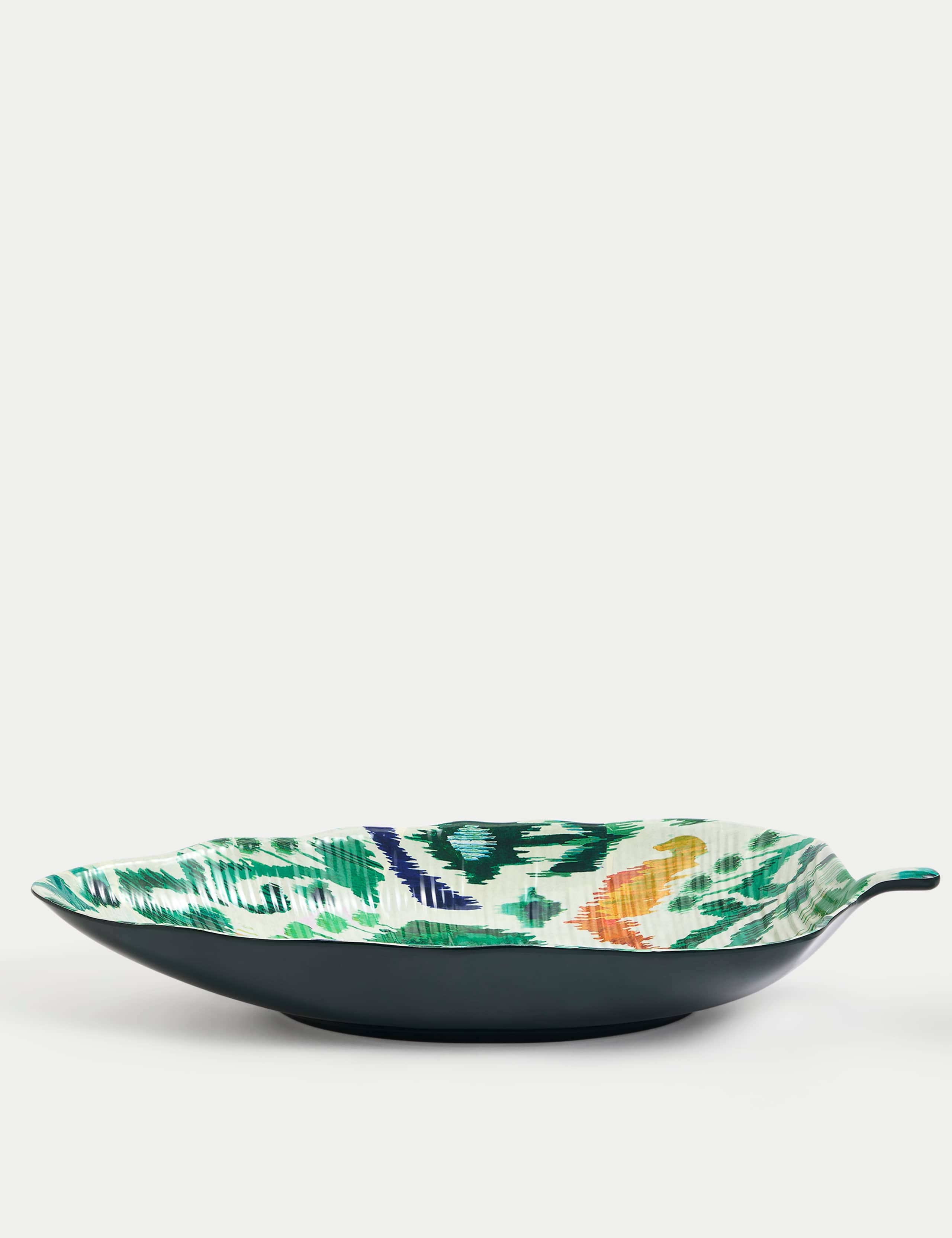 Ikat Brights Leaf Picnic Platter 2 of 5