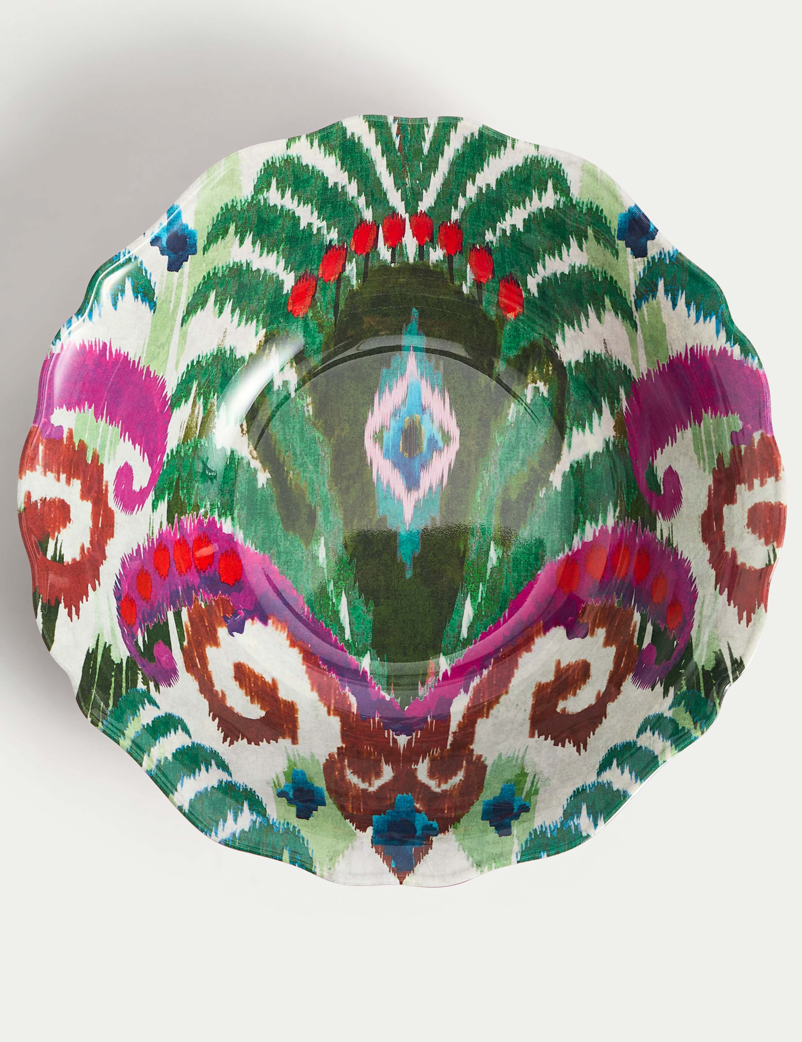 Ikat Brights Picnic Salad Bowl 2 of 4