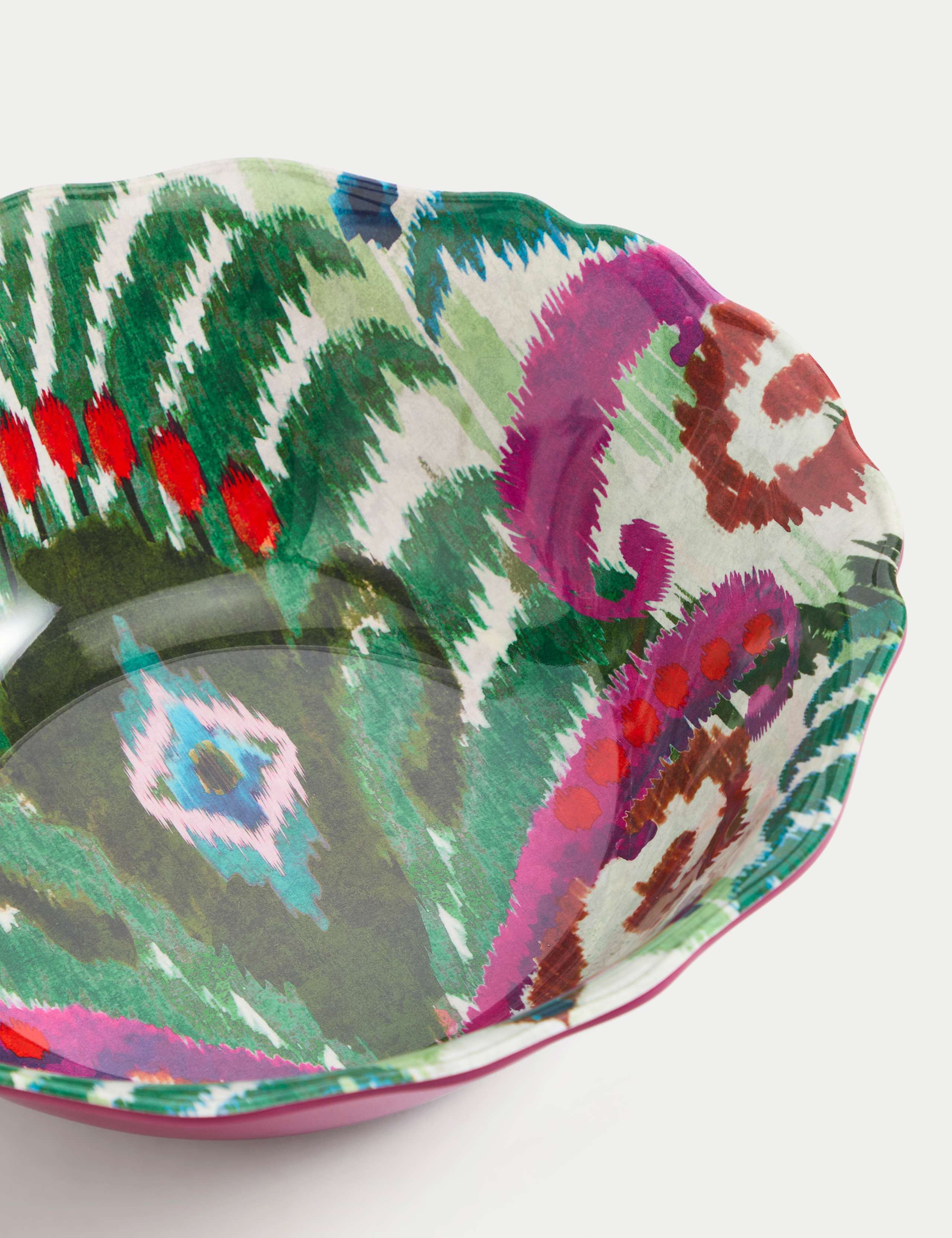 Ikat Brights Picnic Salad Bowl 3 of 4