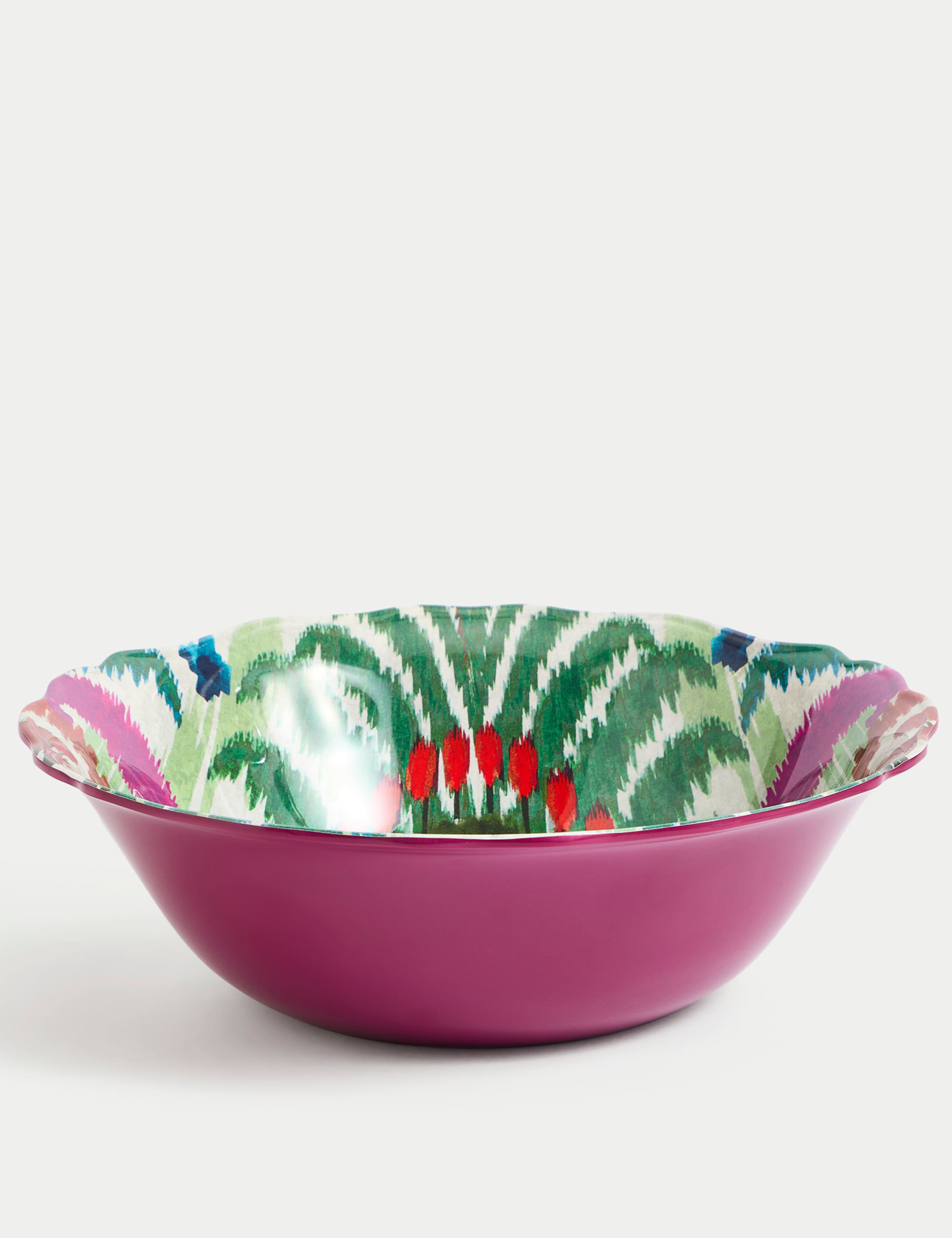 Ikat Brights Picnic Salad Bowl 4 of 4