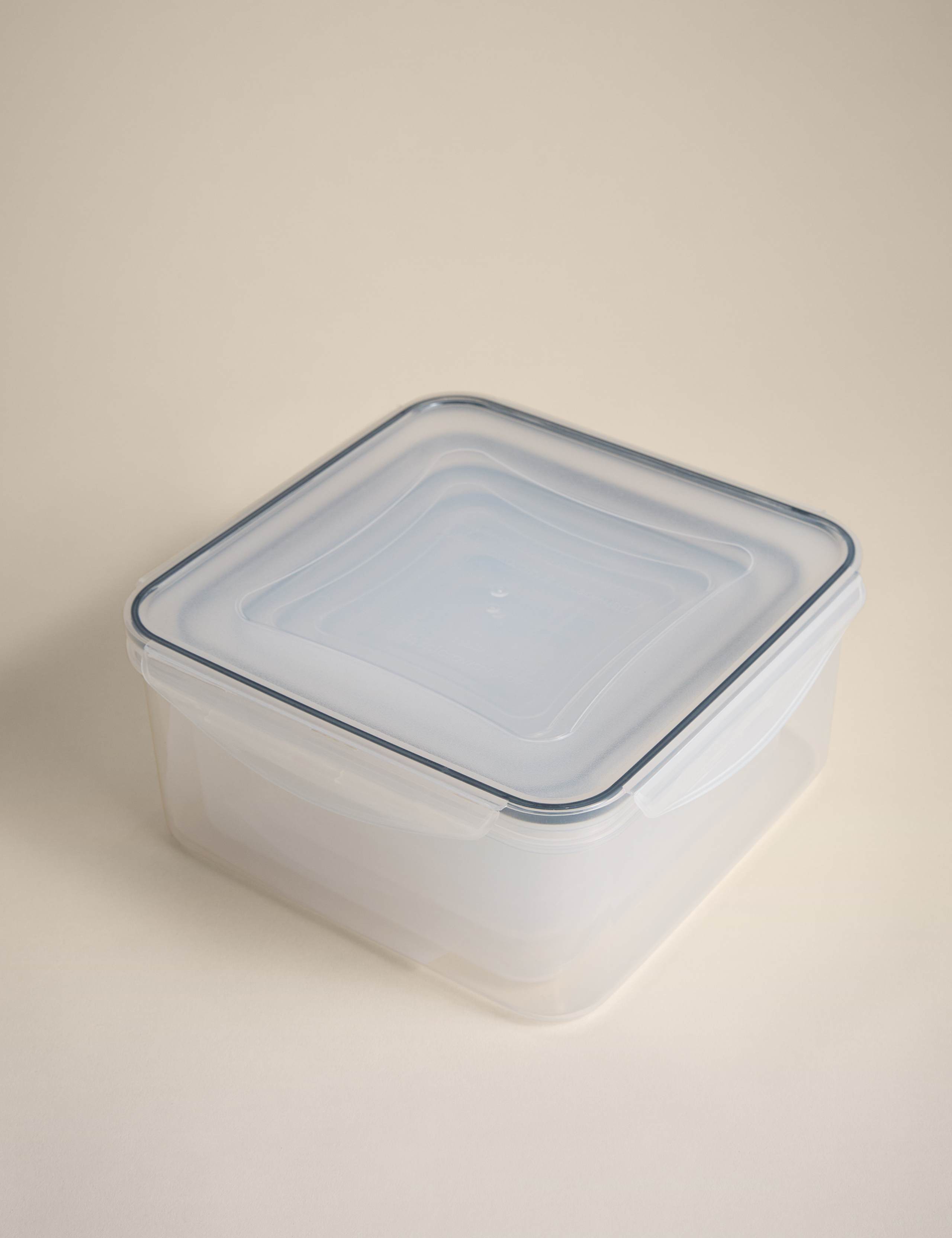 Set of 8 Square Clip Top Nesting Storage Boxes 2 of 5