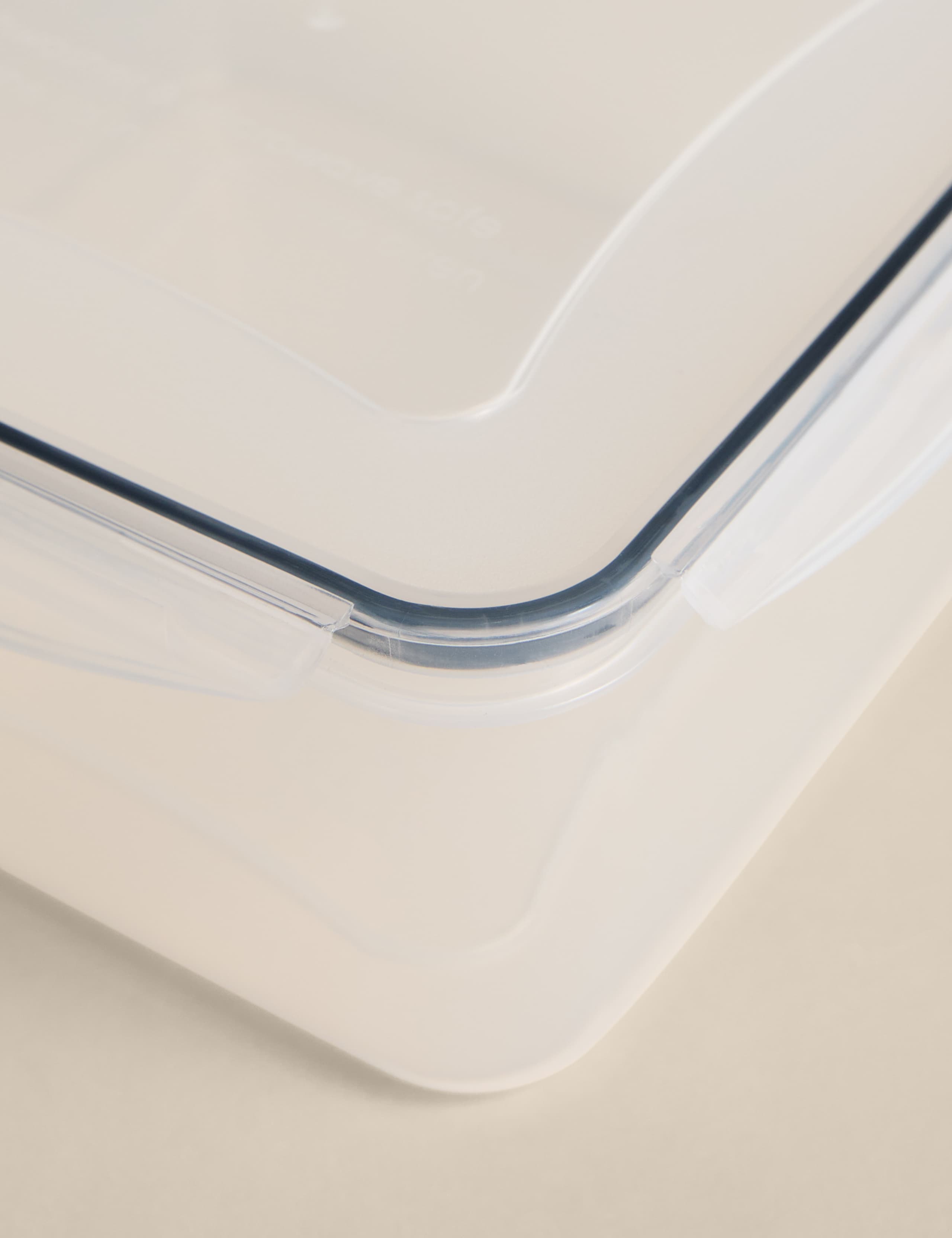 Set of 8 Square Clip Top Nesting Storage Boxes 3 of 5