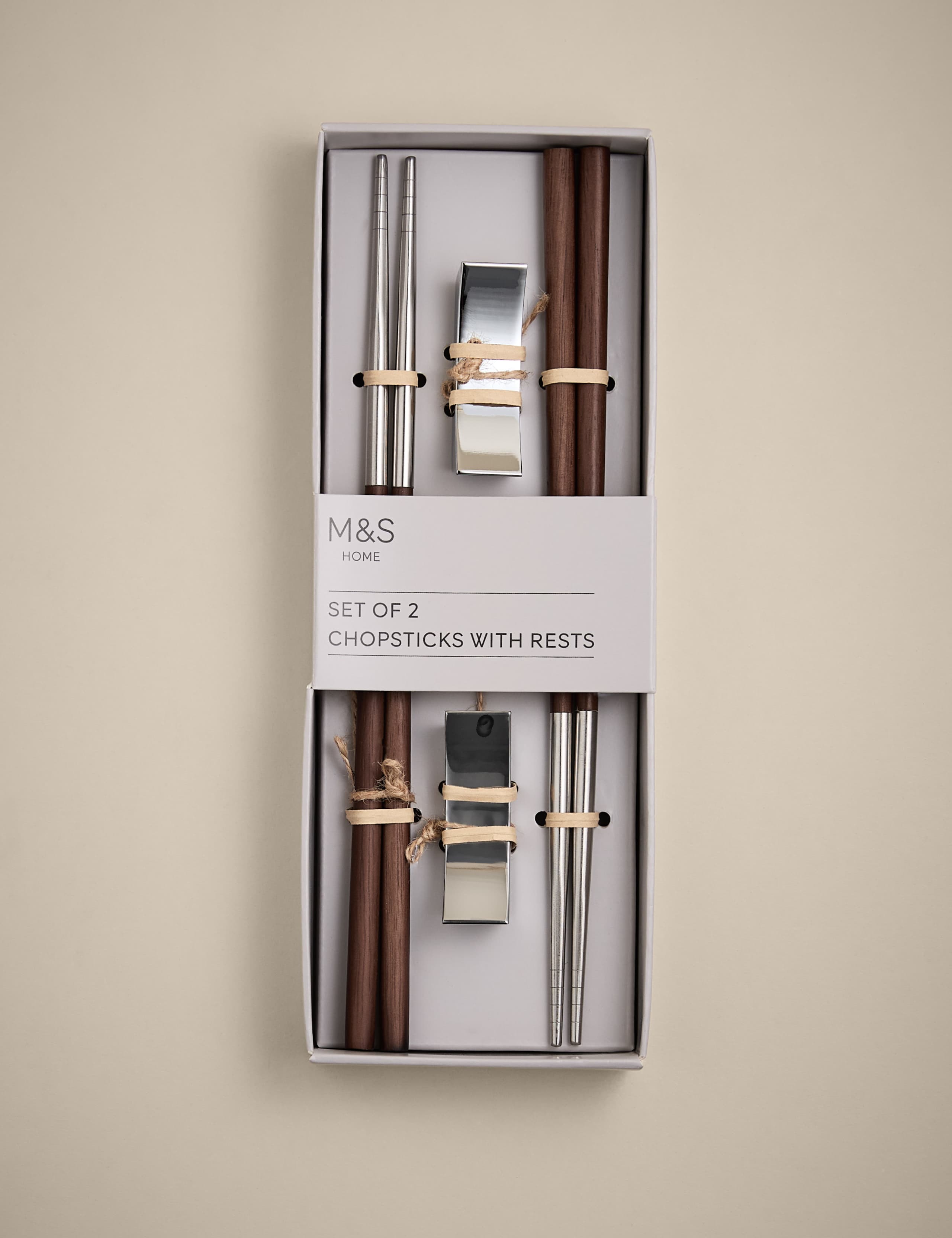 Set of 2 Chopsticks with Rest 4 of 4