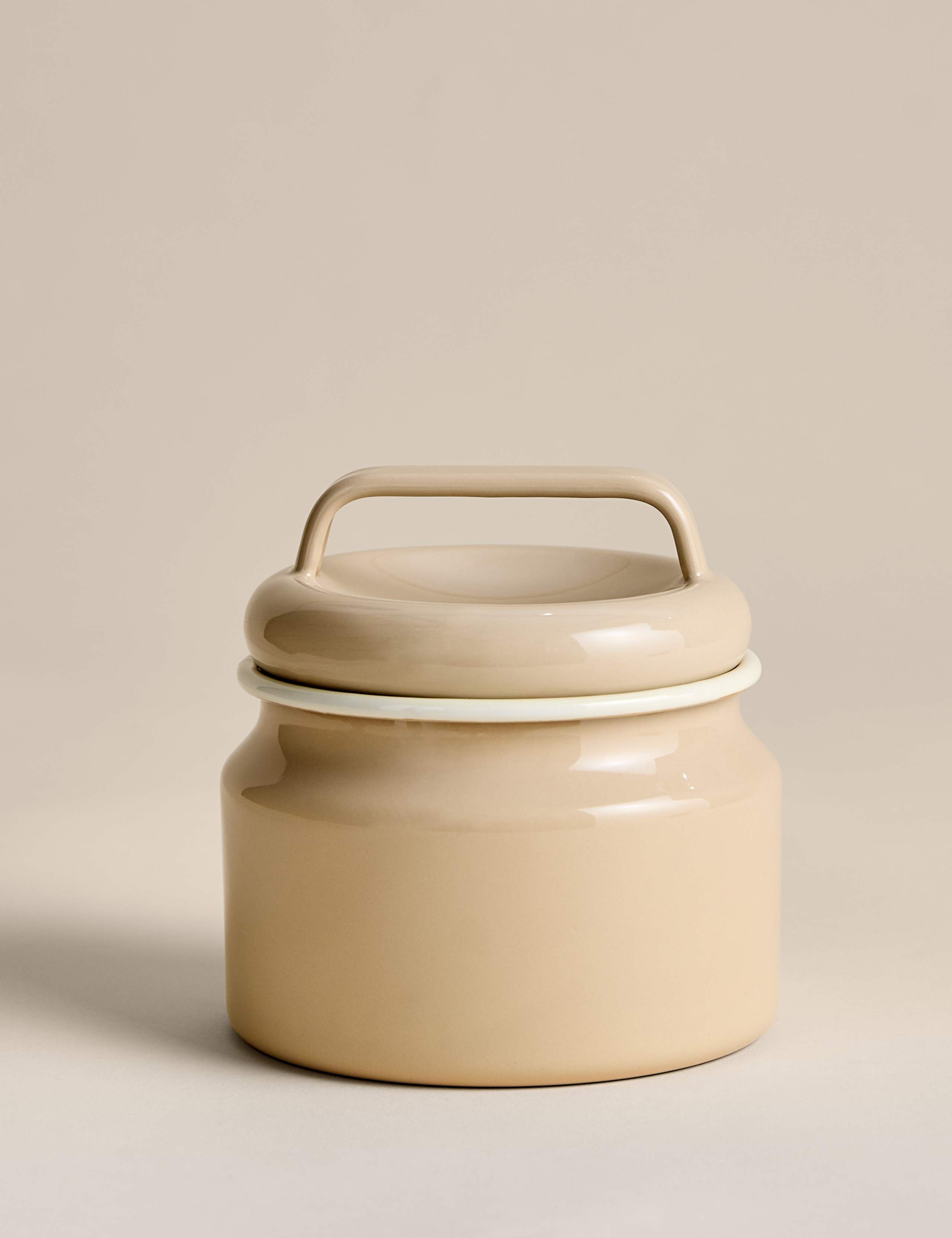 Short Enamel Storage Jar 1 of 4