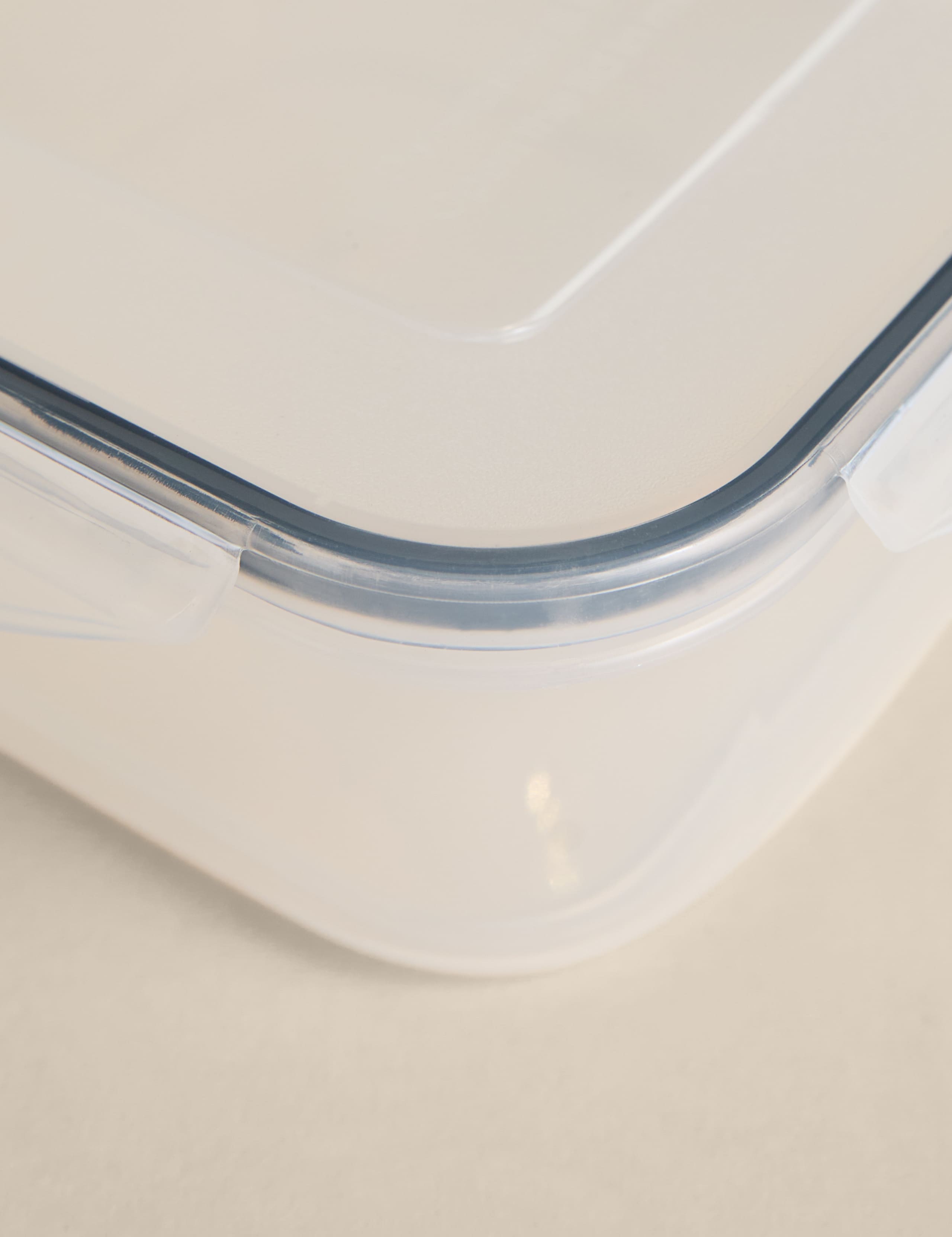 Set of 5 1.2L Square Clip Top Storage Boxes 3 of 4