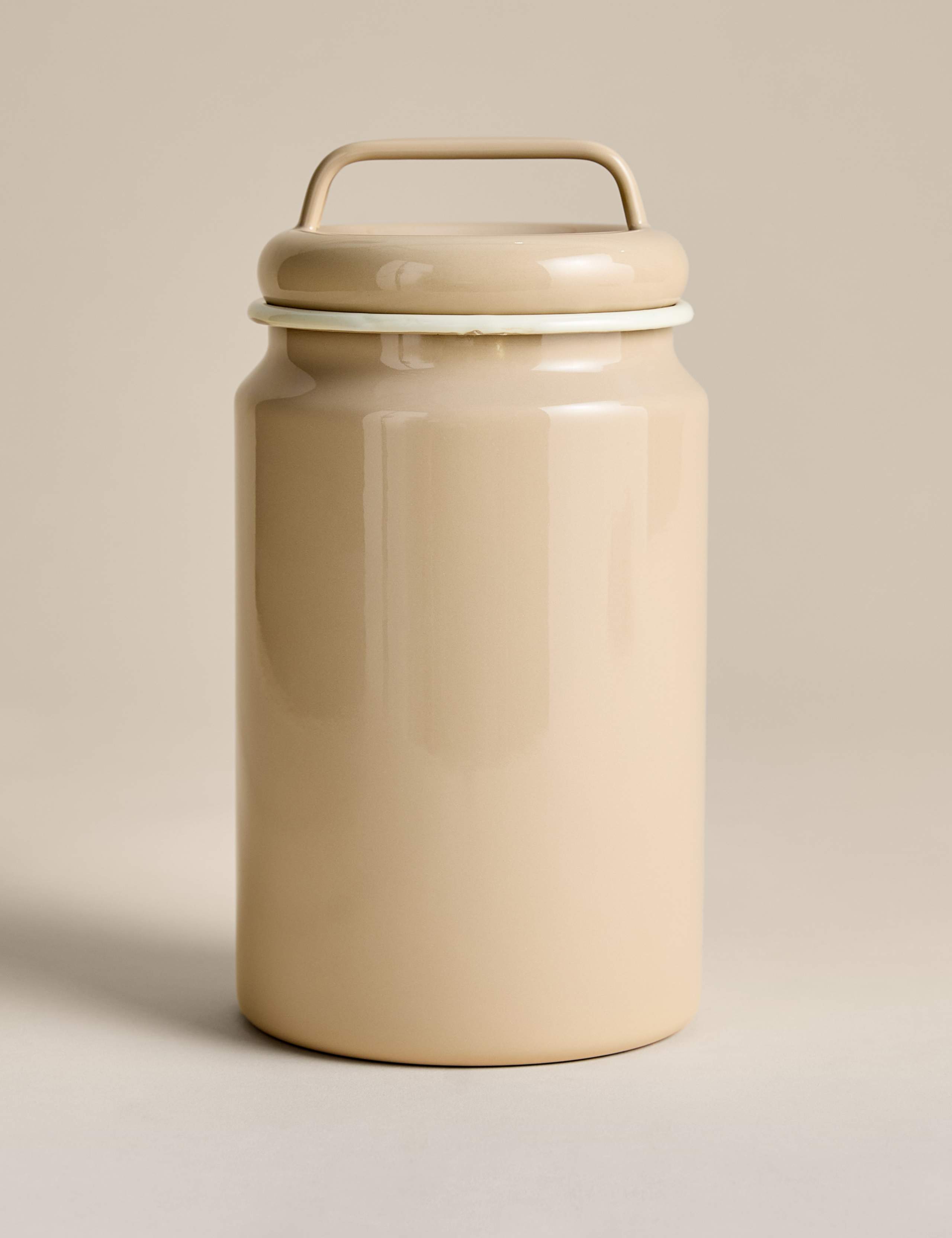 Medium Enamel Storage Jar 1 of 4