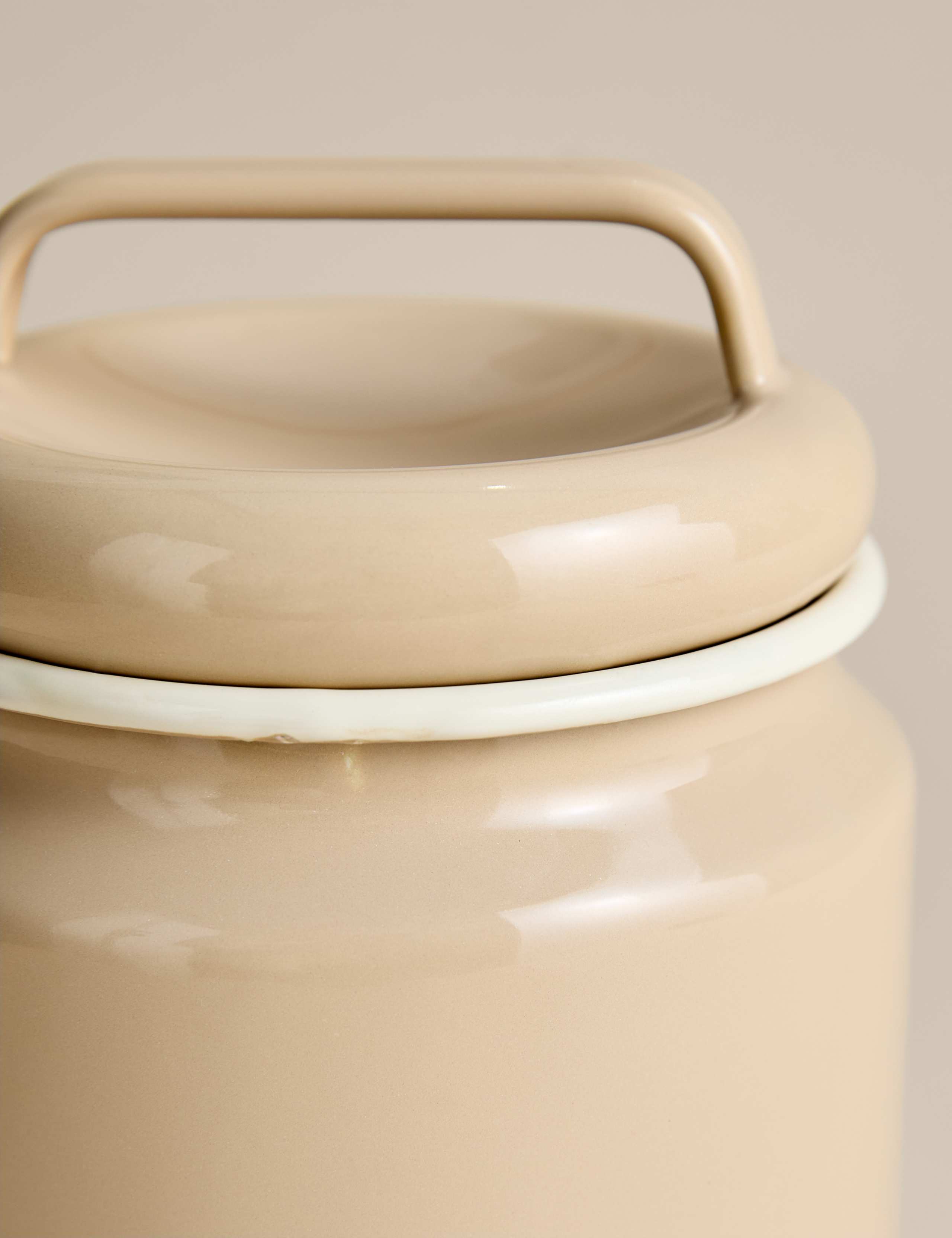 Medium Enamel Storage Jar 3 of 4