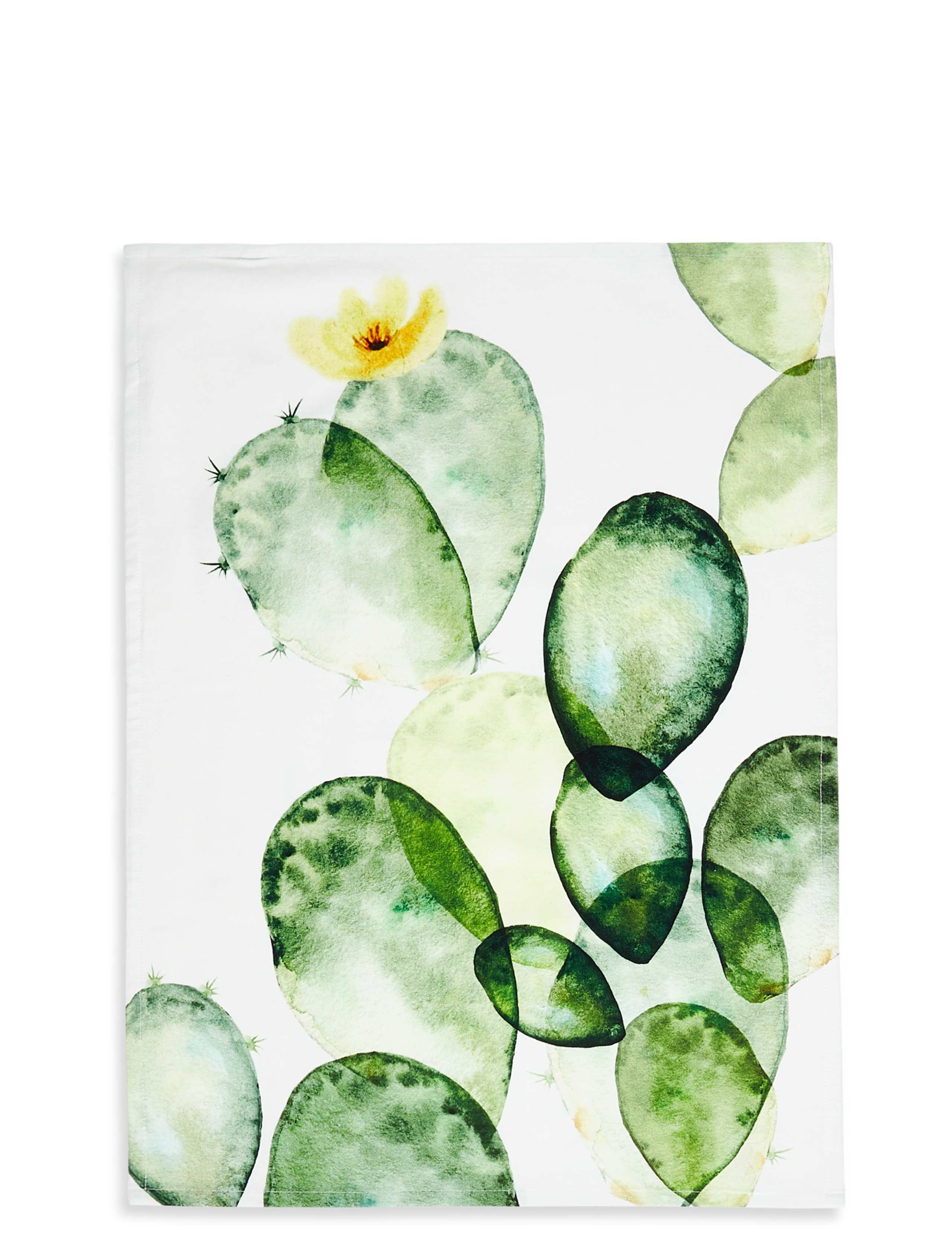 Set of 2 Cactus Design Tea Towels 3 of 3