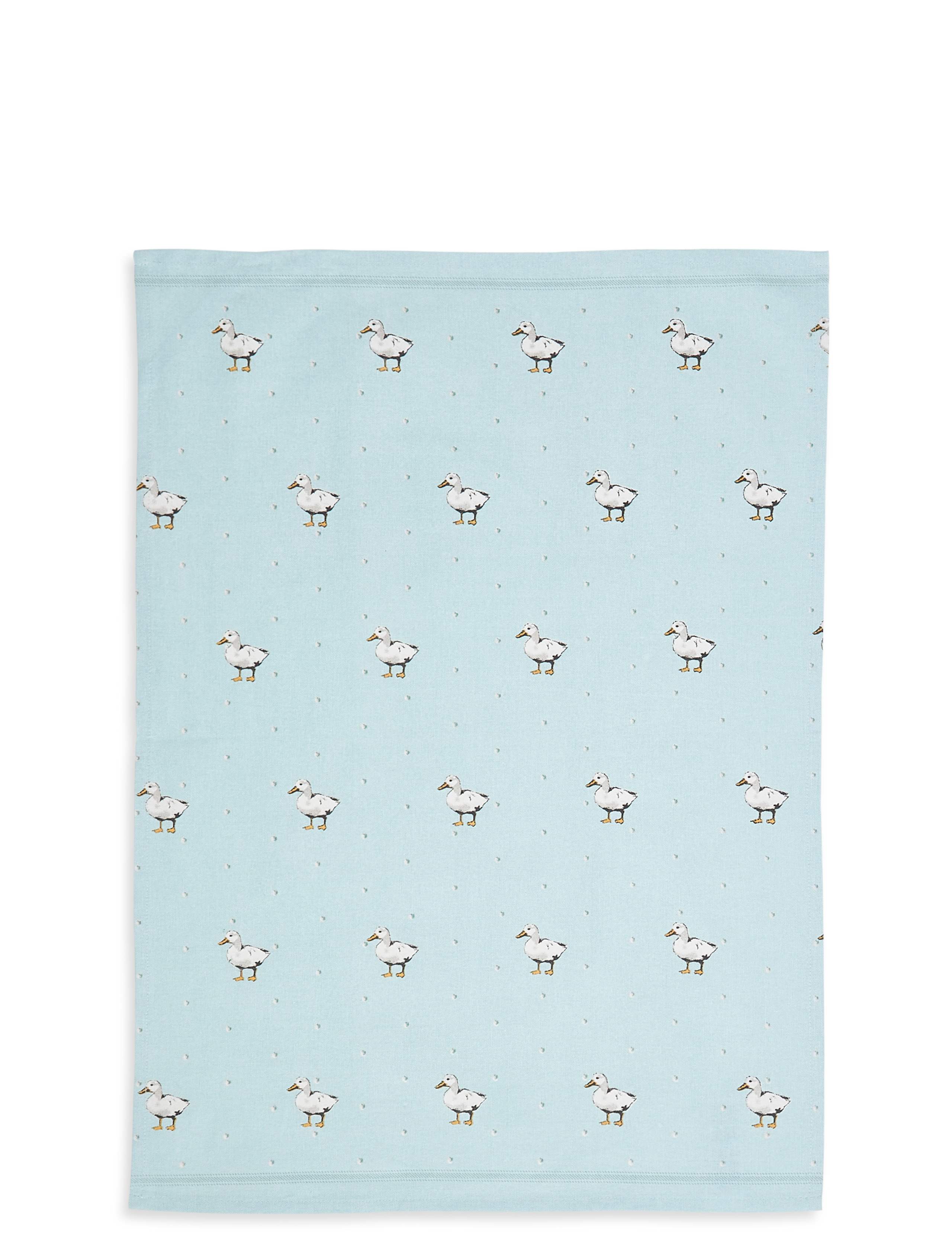 Set of 2 Core Print Duck Tea Towels 3 of 3