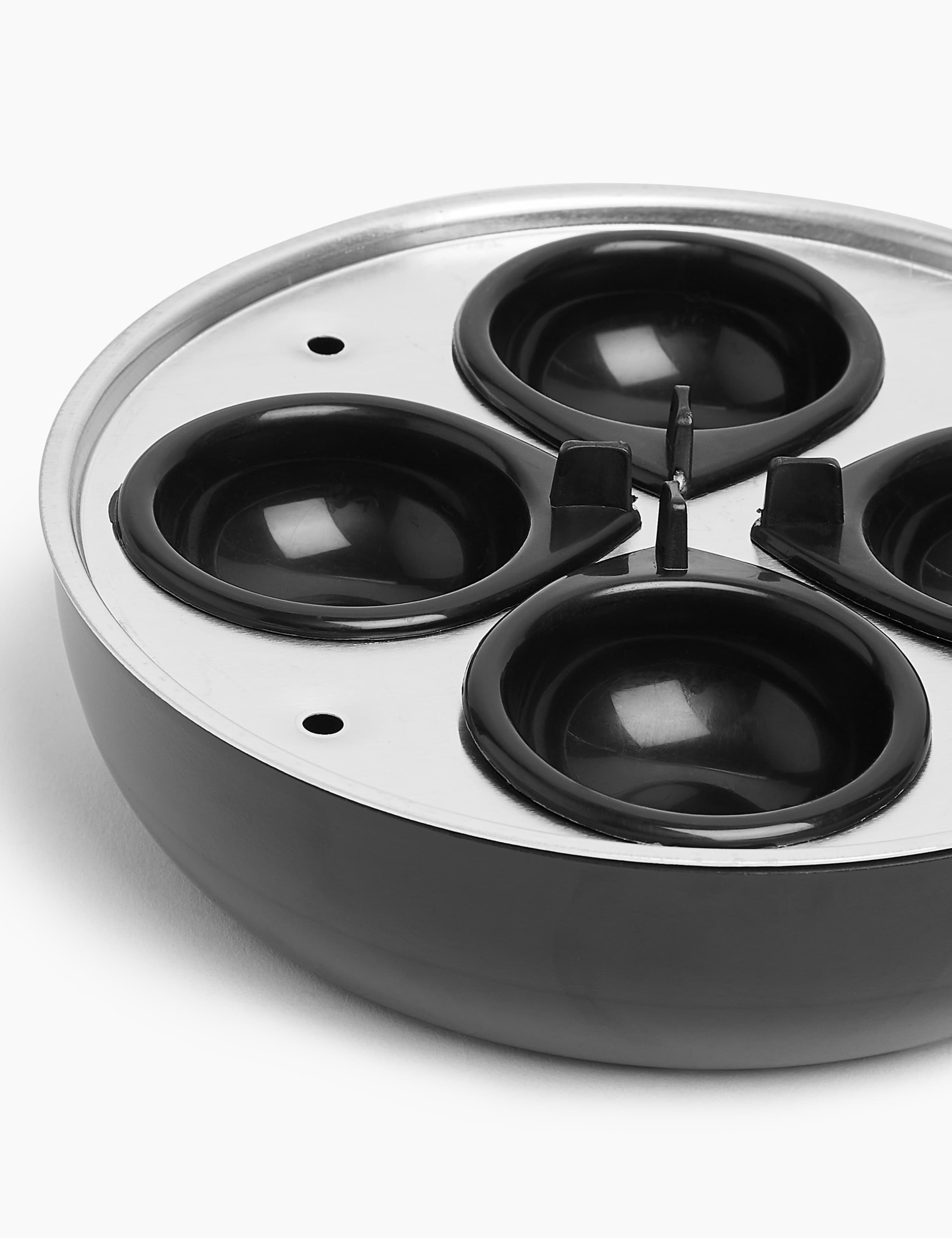Black Aluminium Egg Poacher 2 of 3