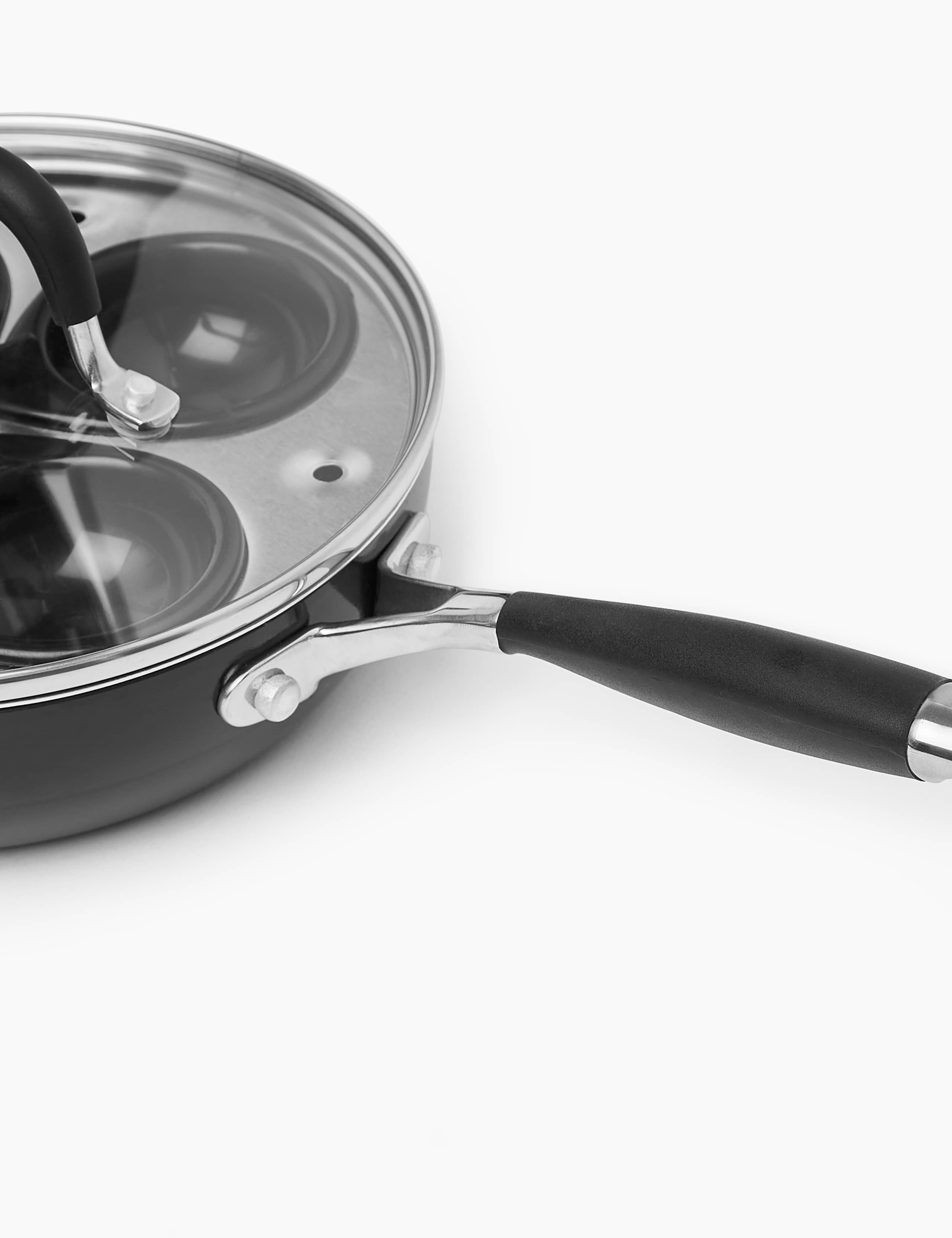 Black Aluminium Egg Poacher 3 of 3