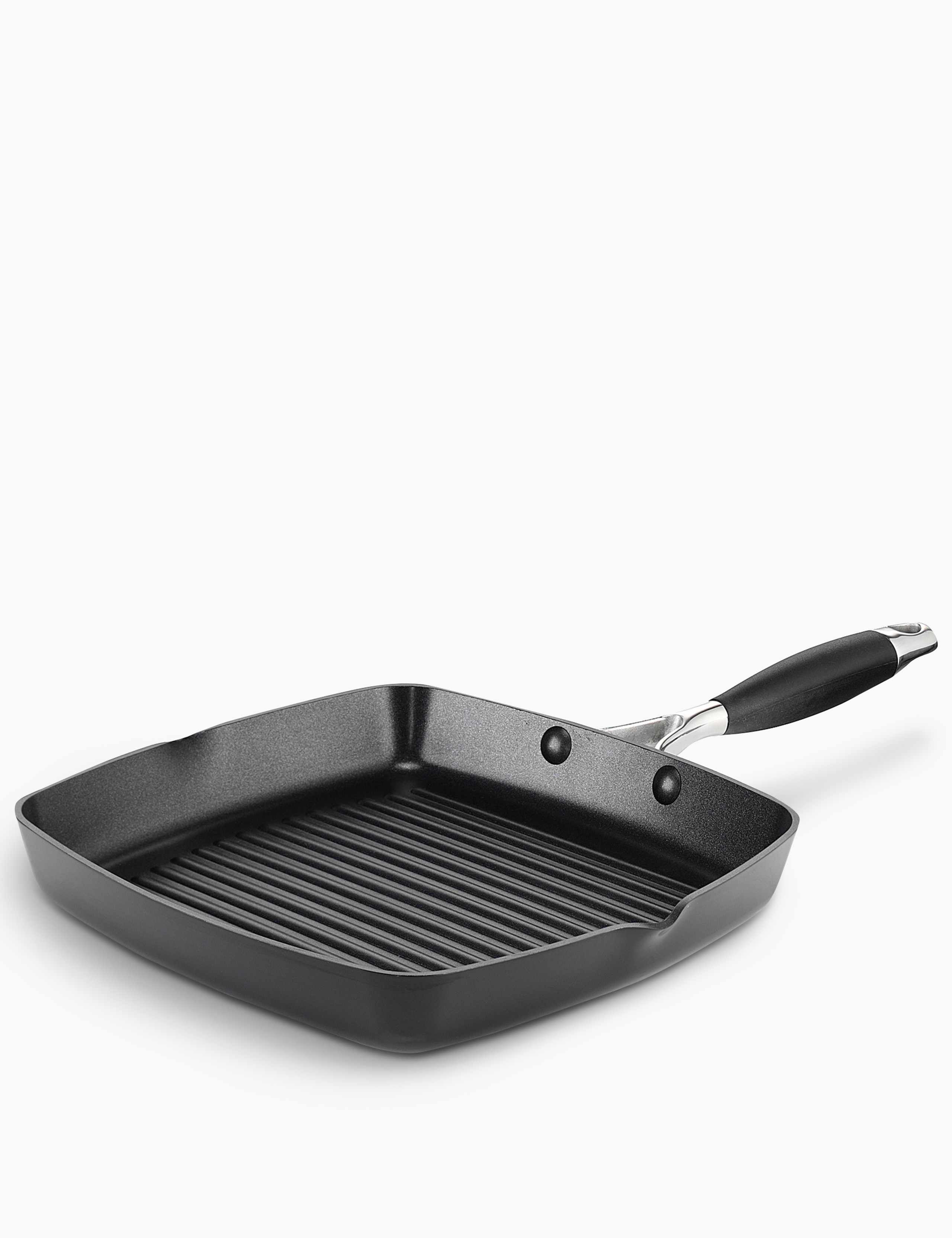 Aluminium 26cm Large Non-Stick Griddle Pan 1 of 2