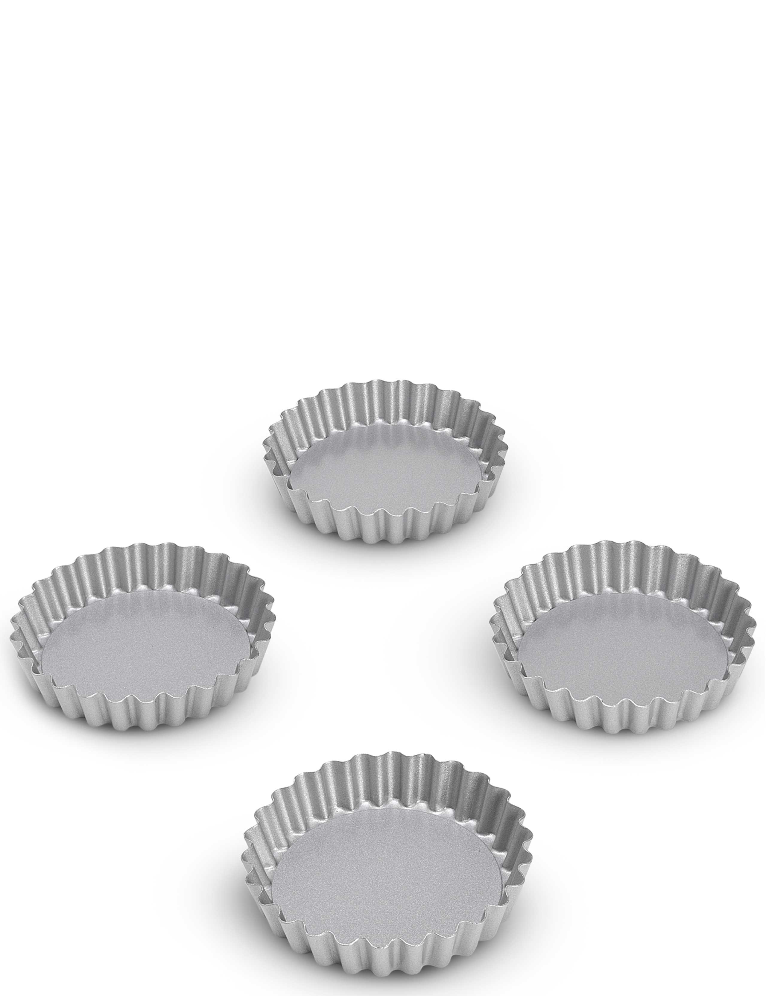 4 Non-Stick Mini Tartlet Tins 1 of 2