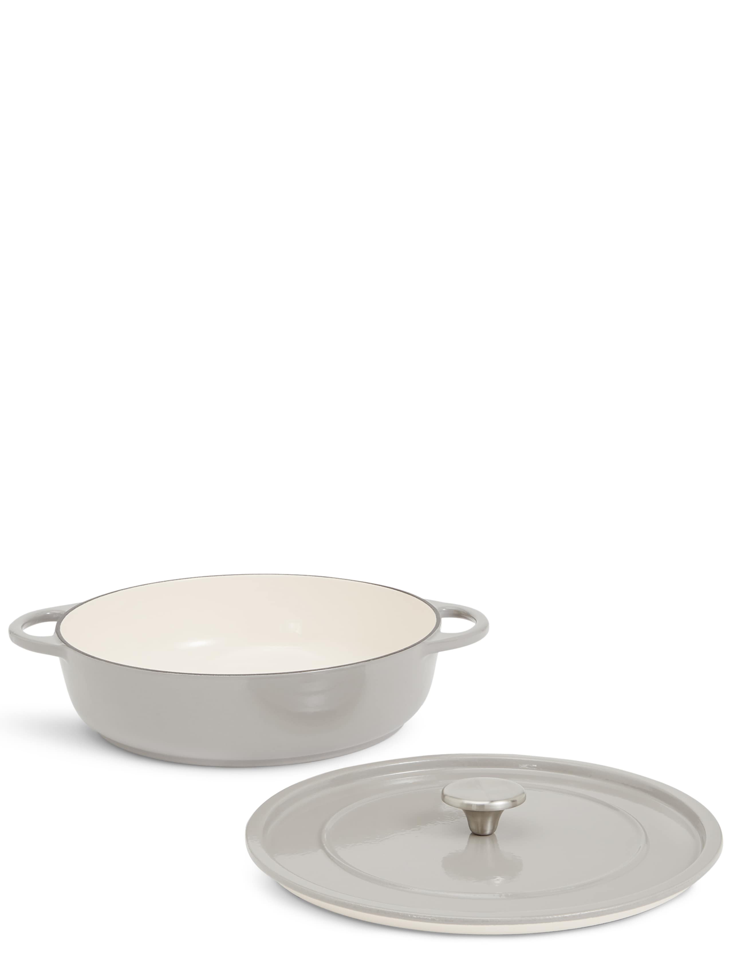 Cast Iron Shallow Casserole Dish 2 of 4