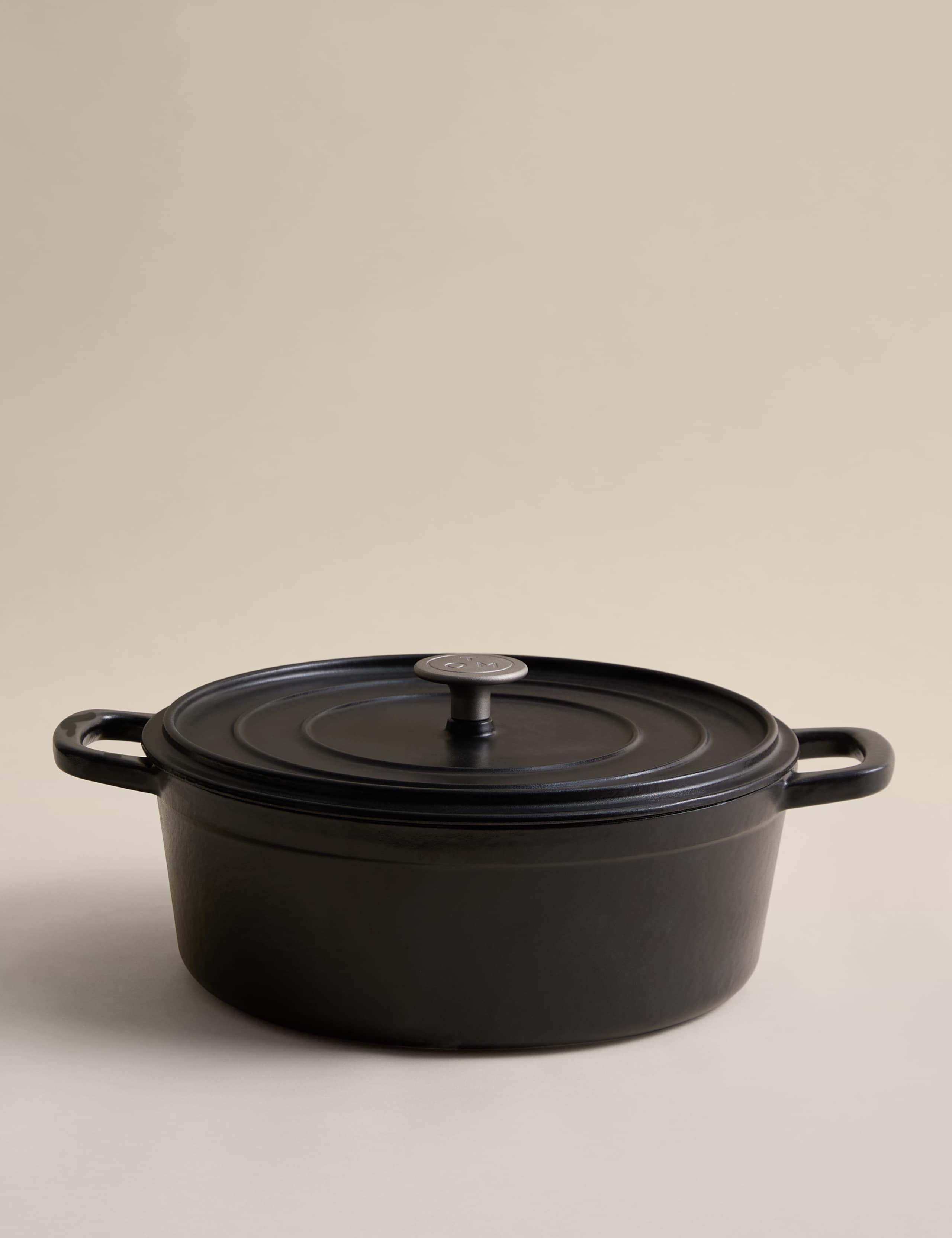 Cast Iron Shallow Casserole Dish 5 of 7