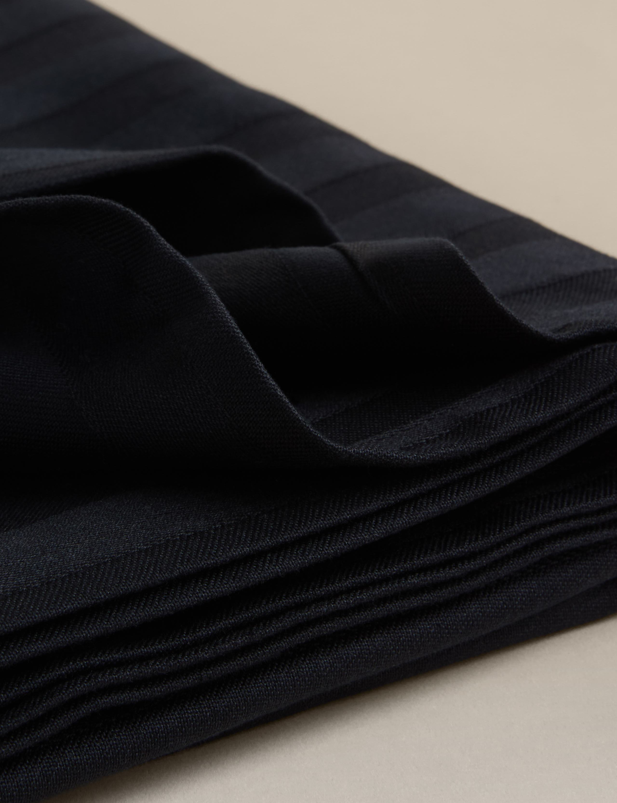 Pure Cotton Sateen Striped Tablecloth 2 of 4