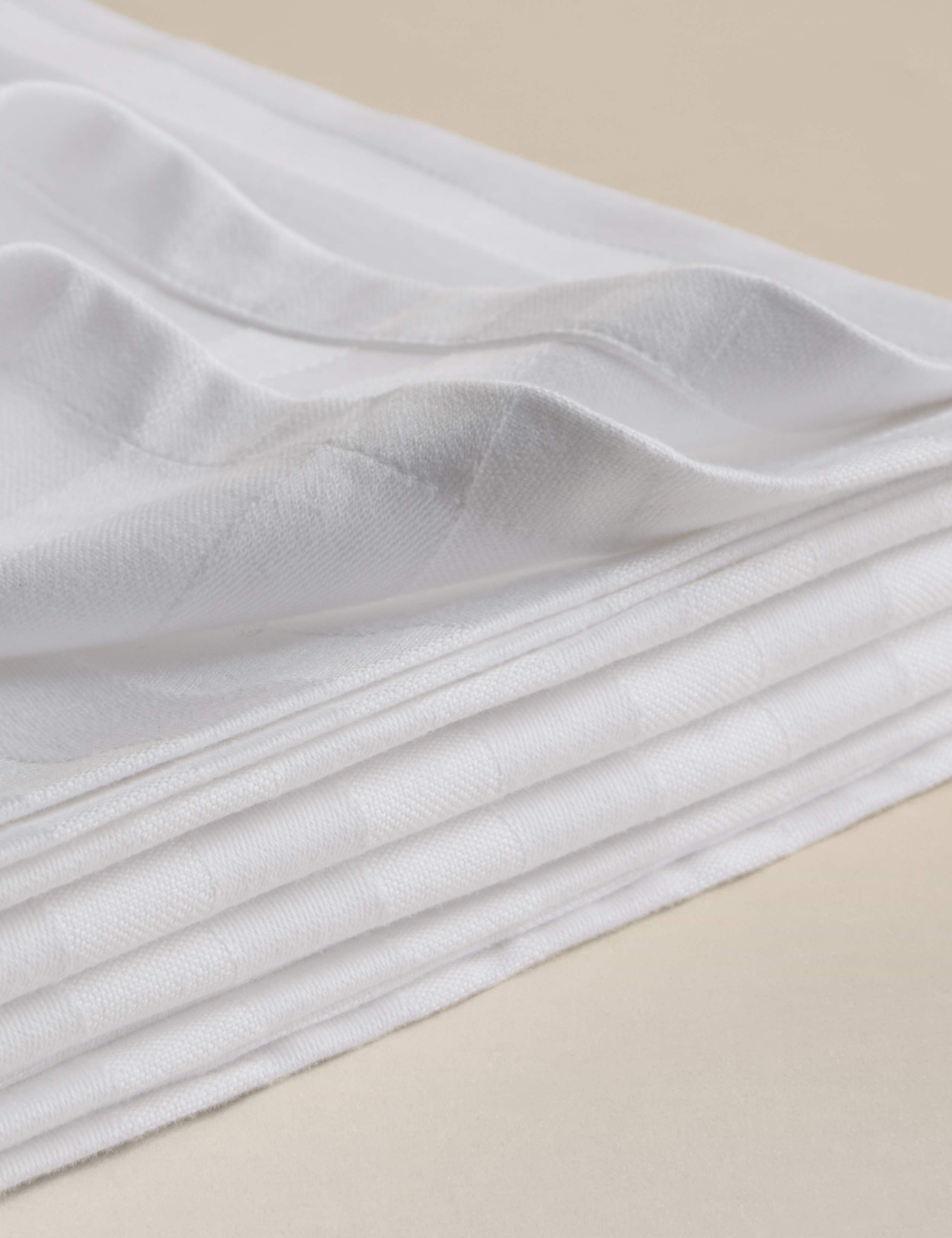 Pure Cotton Sateen Striped Tablecloth 2 of 4