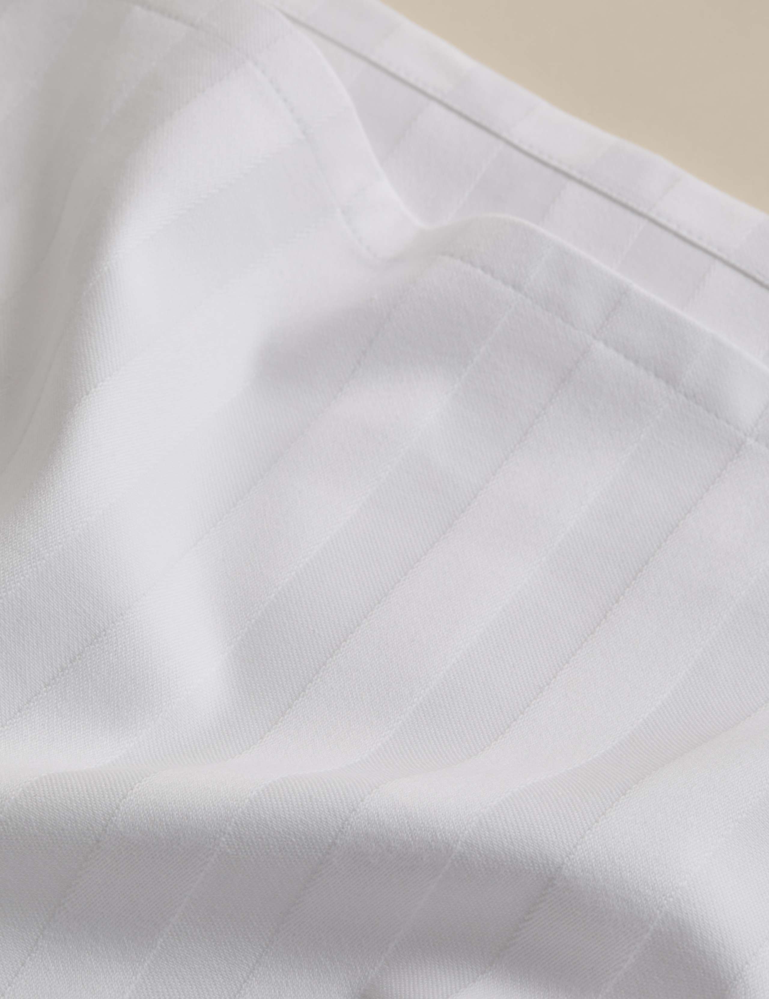 Pure Cotton Sateen Striped Tablecloth 4 of 4