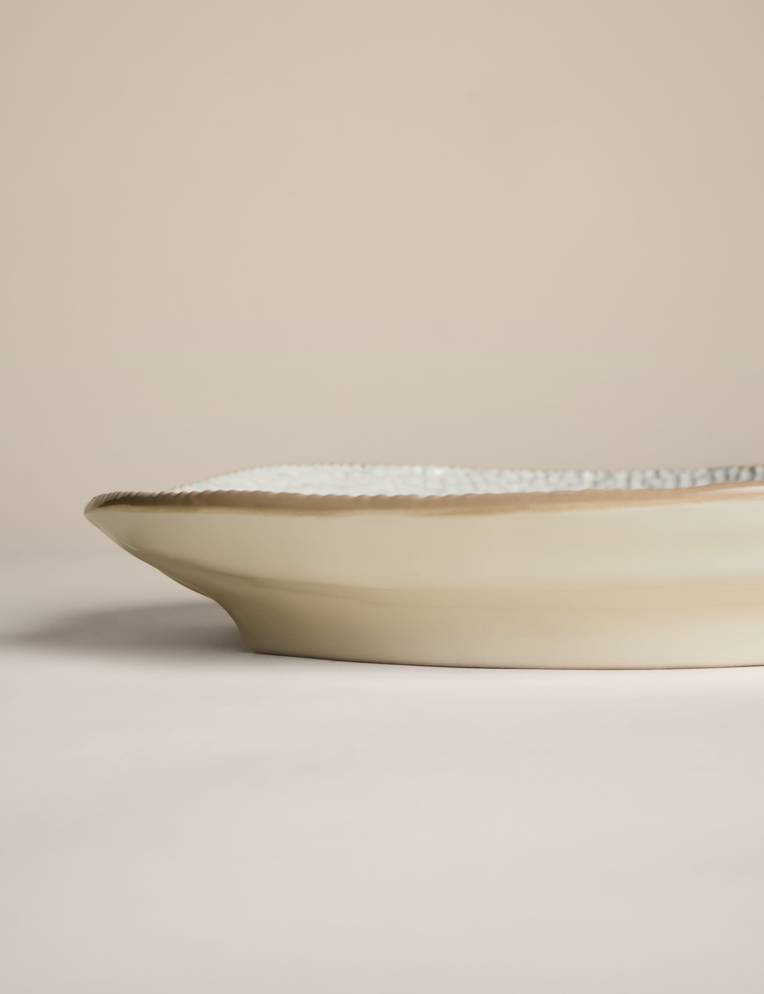 Textured Stoneware Pumpkin Platter 2 of 4