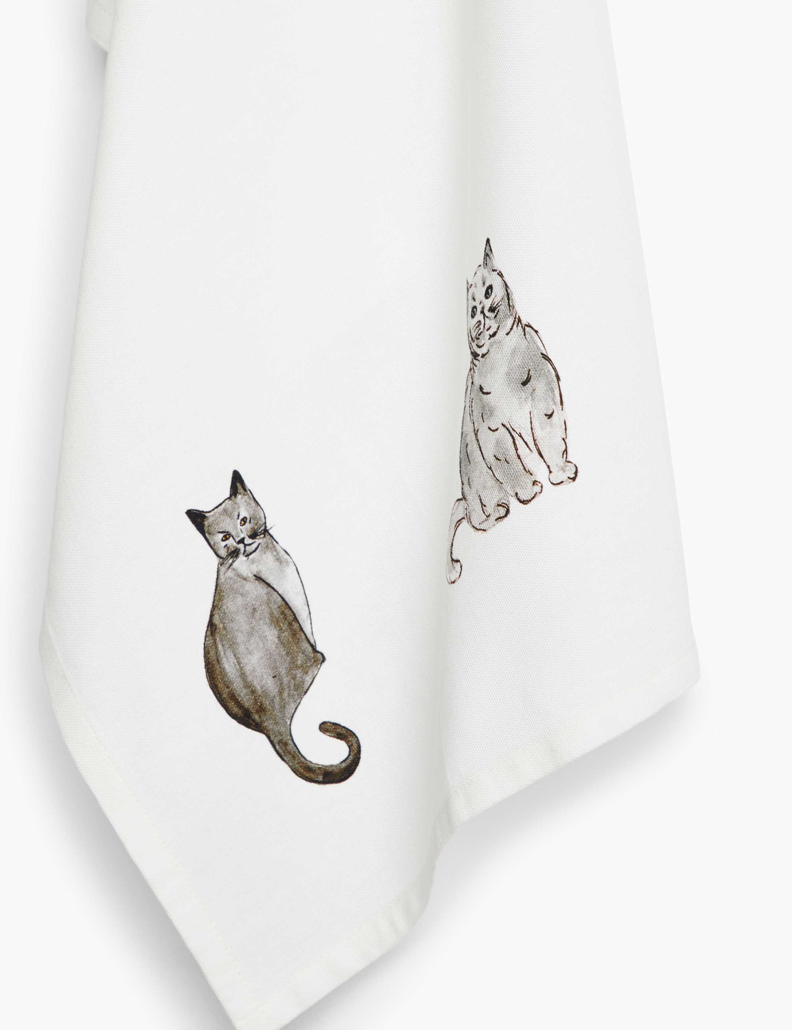 Cotton Cat Print Tea Towel 2 of 3