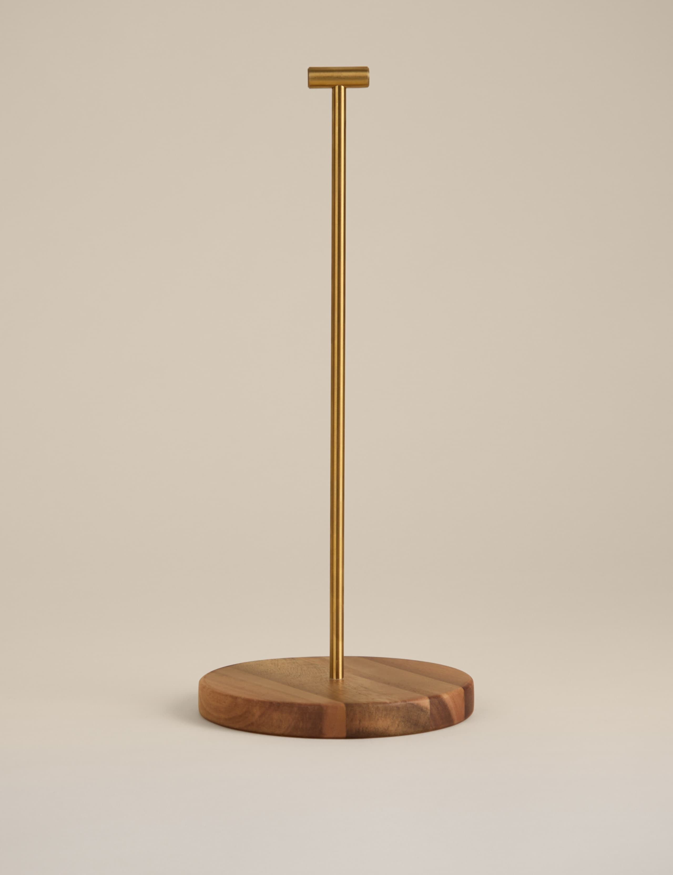 Wood Kitchen Roll Holder 1 of 3