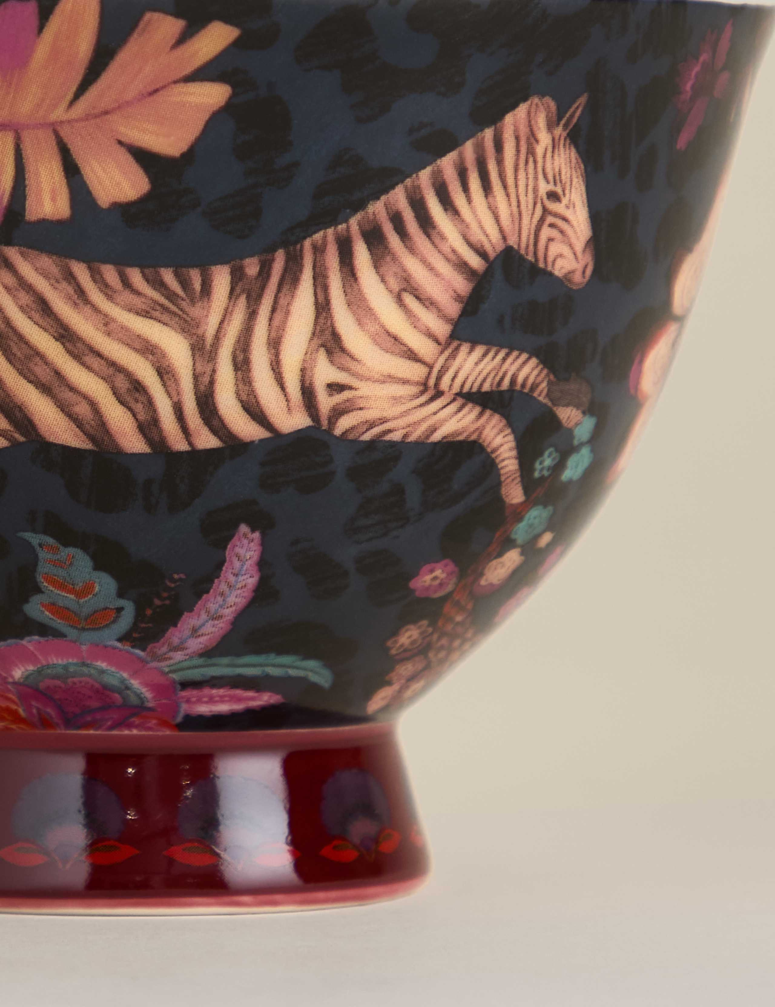 Bird & Floral Print Footed Mug 2 of 3