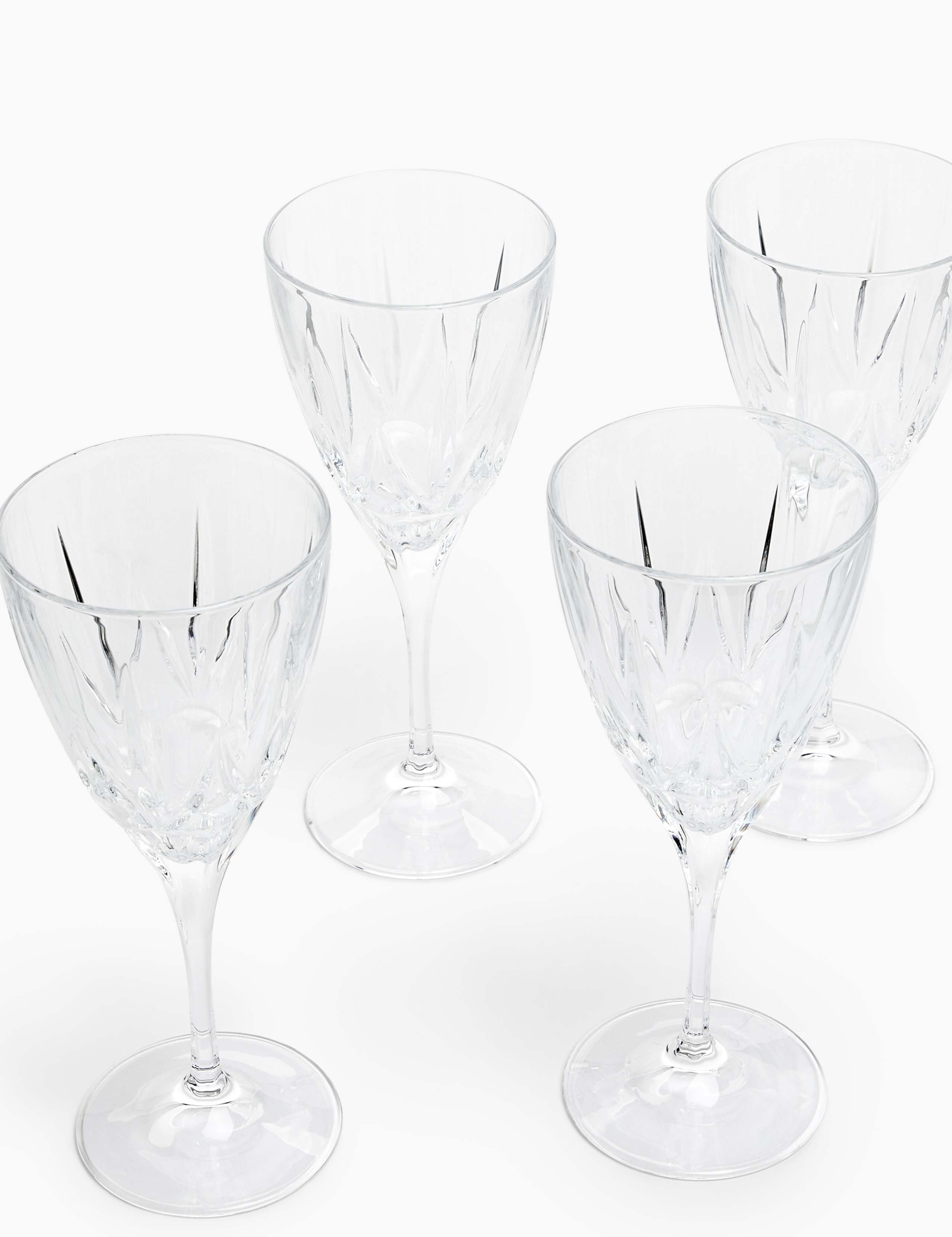 Set of 4 Crystal Red Wine Glasses 2 of 3