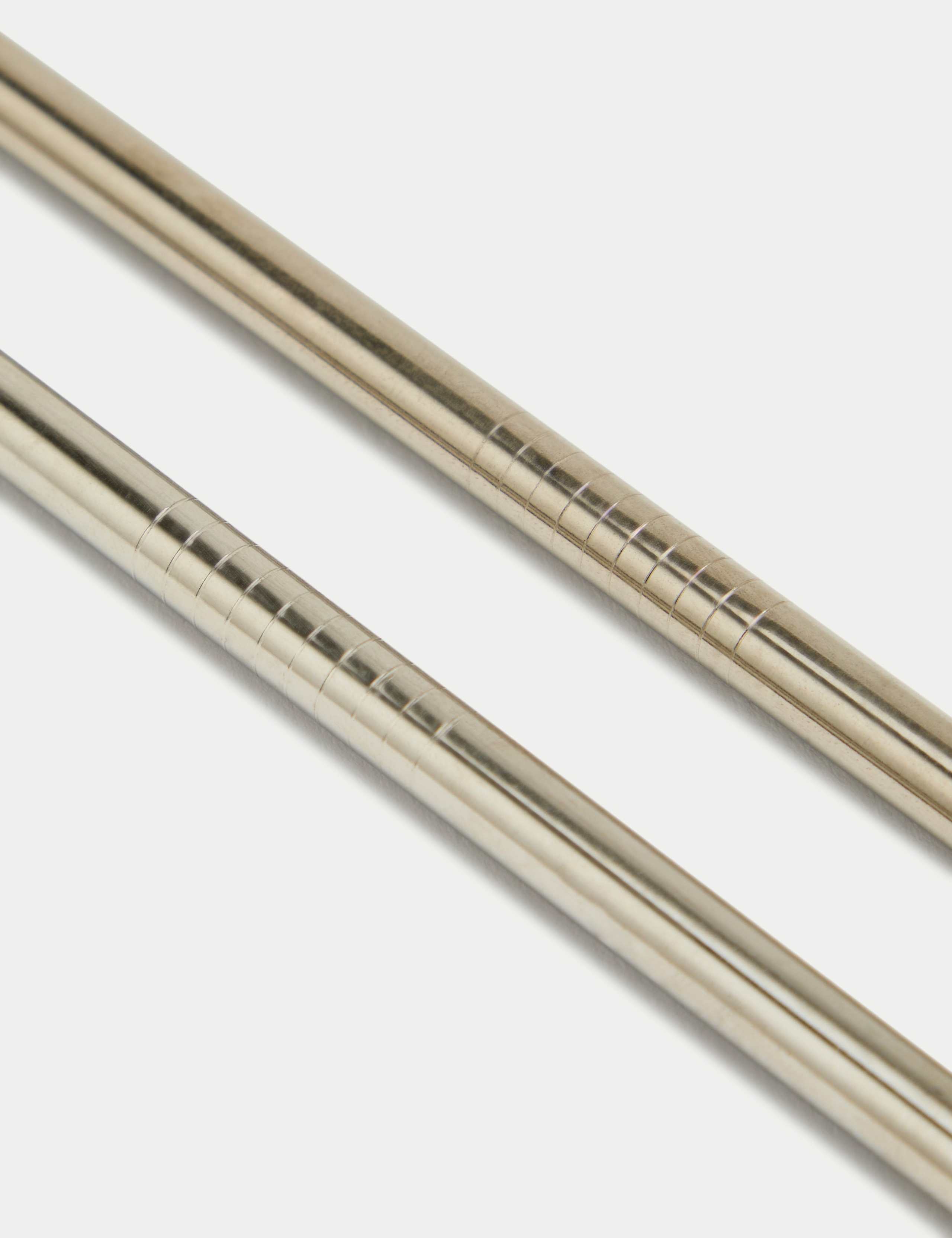 Set of 6 Reusable Stainless Steel Straws 3 of 3