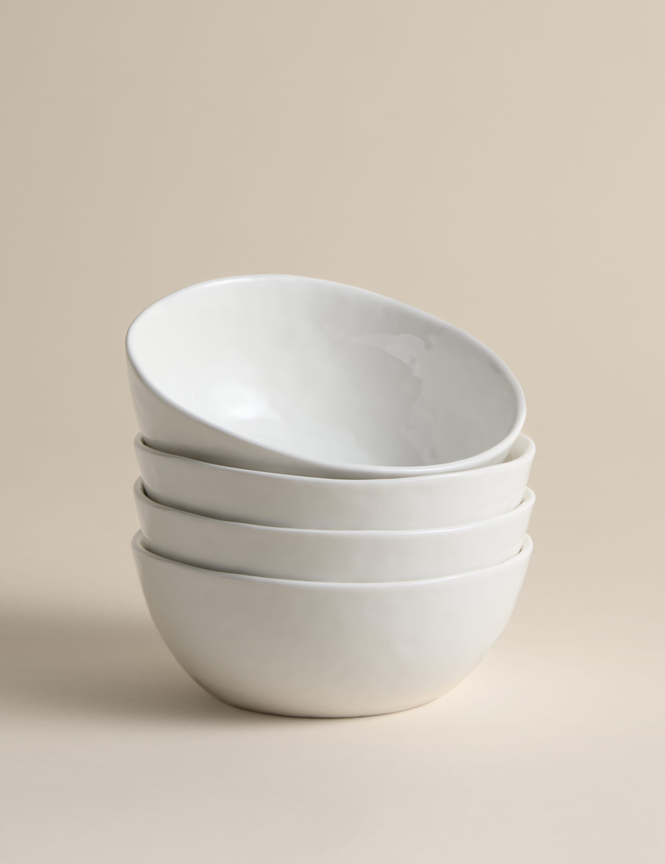 Set of 4 Artisan Cereal Bowls 2 of 5