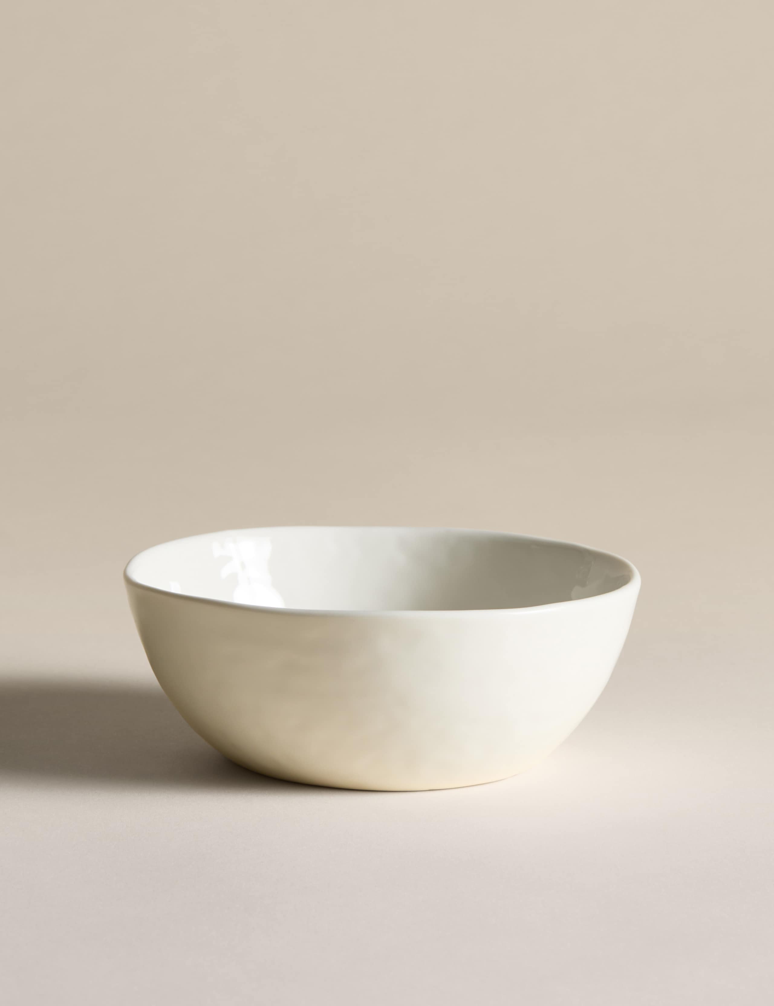 Set of 4 Artisan Cereal Bowls 2 of 4