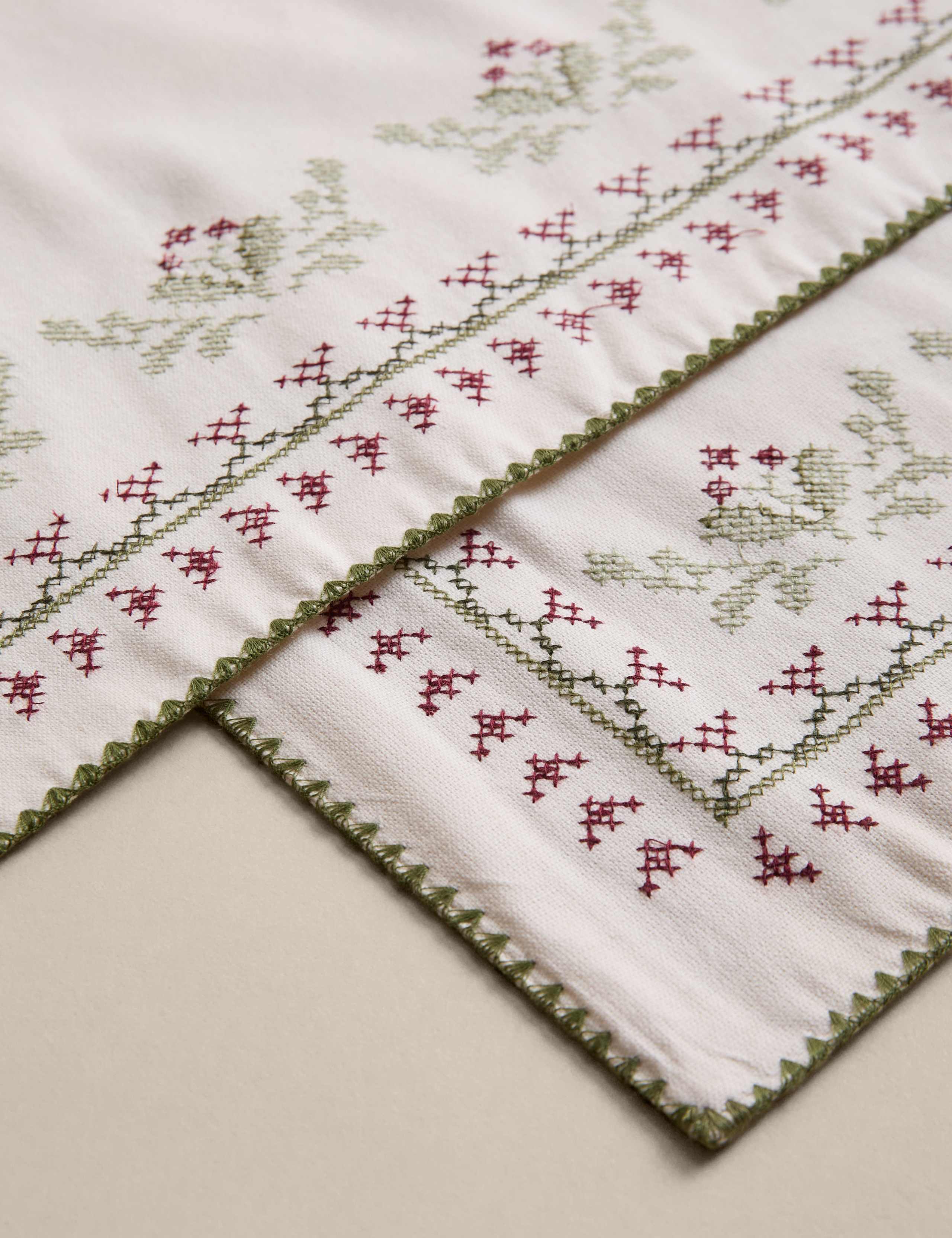 Set of 2 Pure Cotton Christmas Cosy Placemats 2 of 5