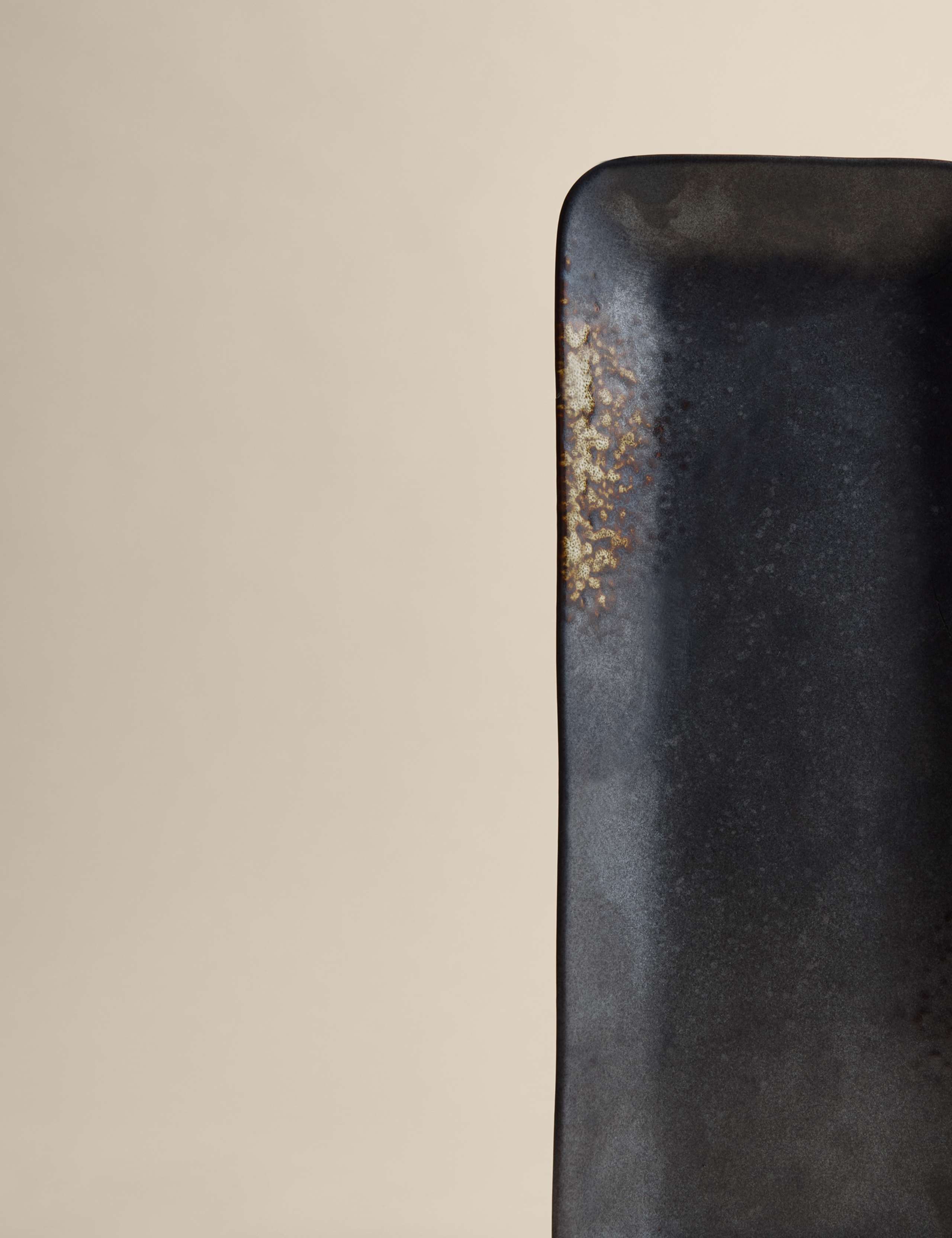 Oxidized Stoneware Rectangular Platter 2 of 5