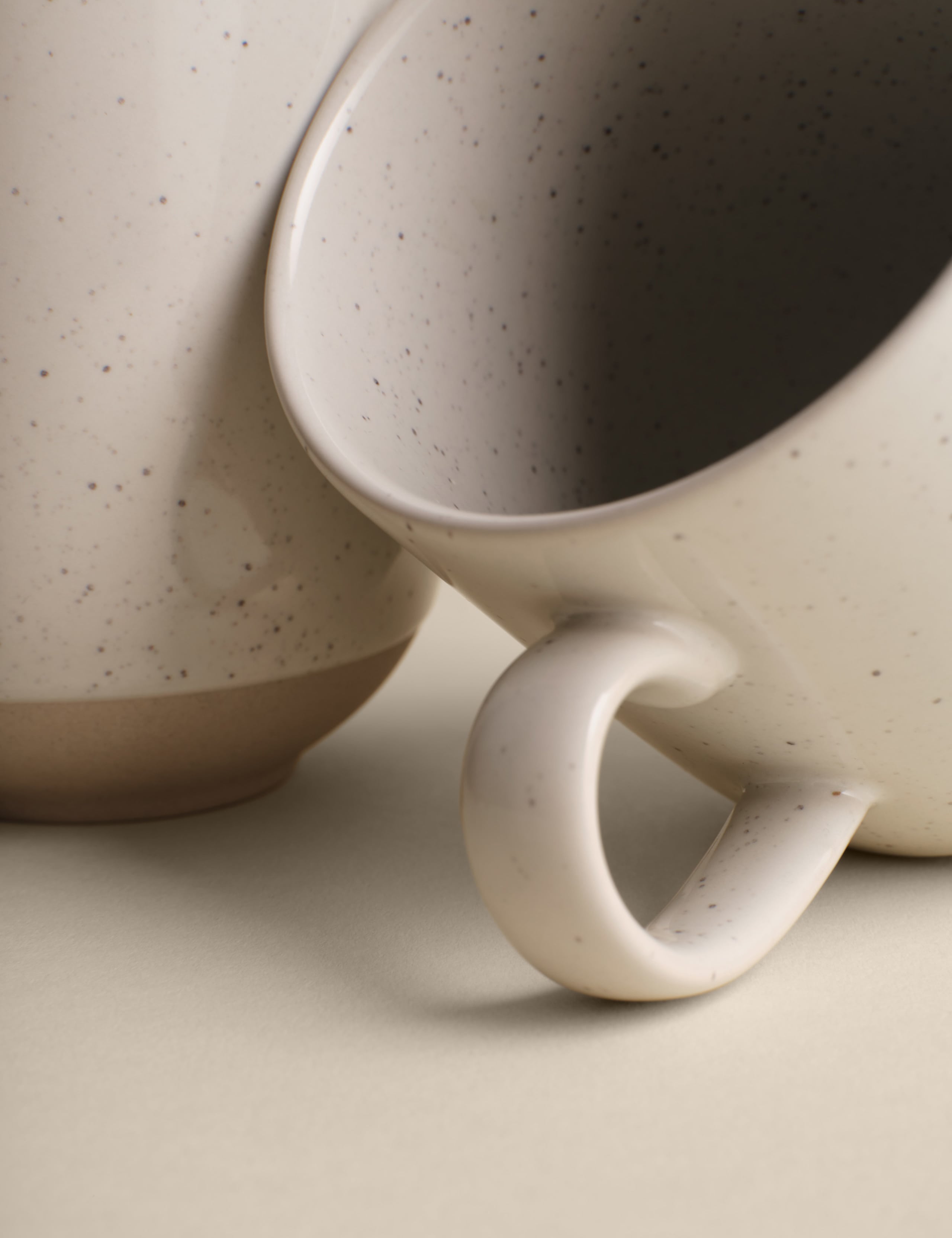 Set of 4 Speckle Ceramic Latte Mugs 4 of 4