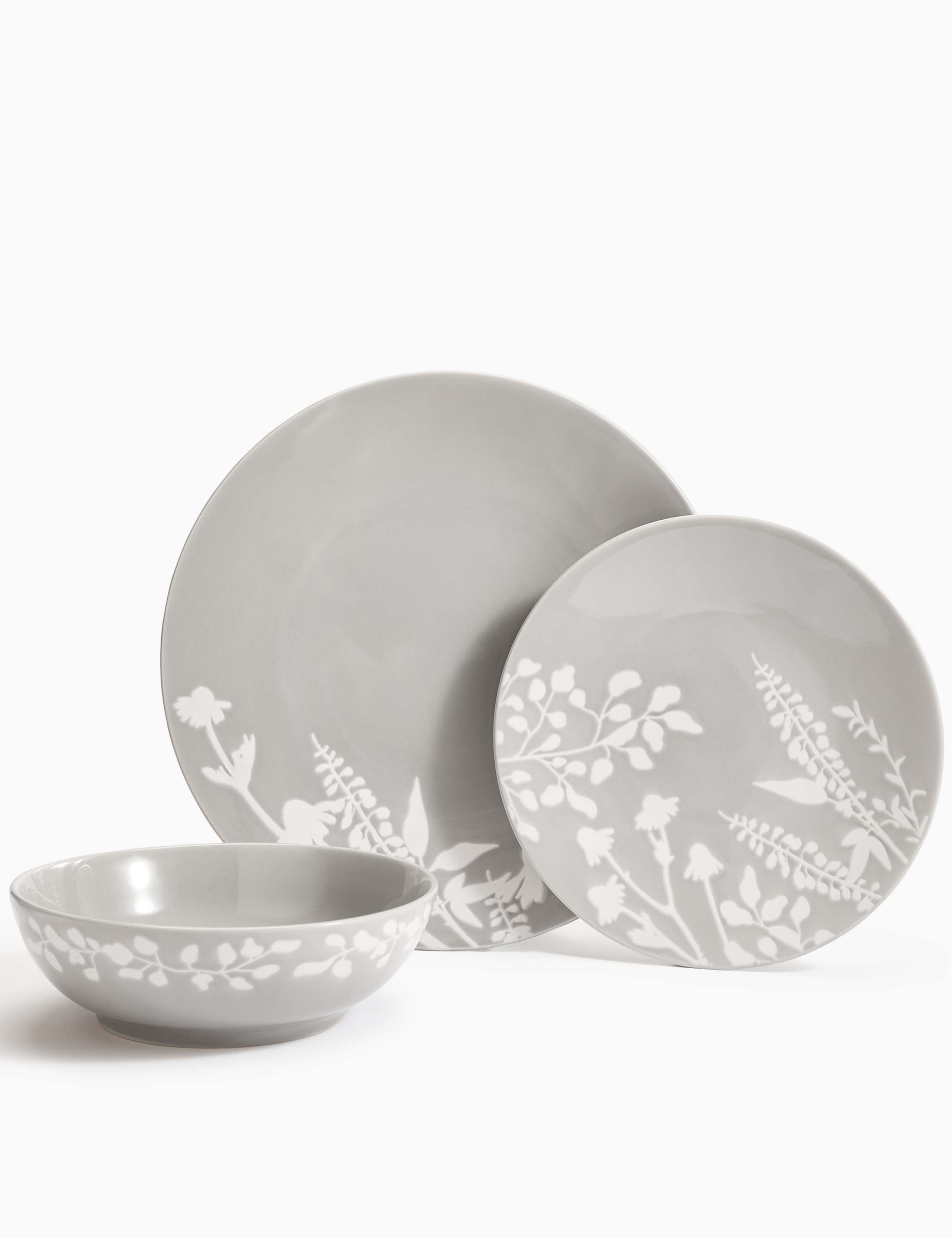 12 Piece Botanical Dinner Set 1 of 6