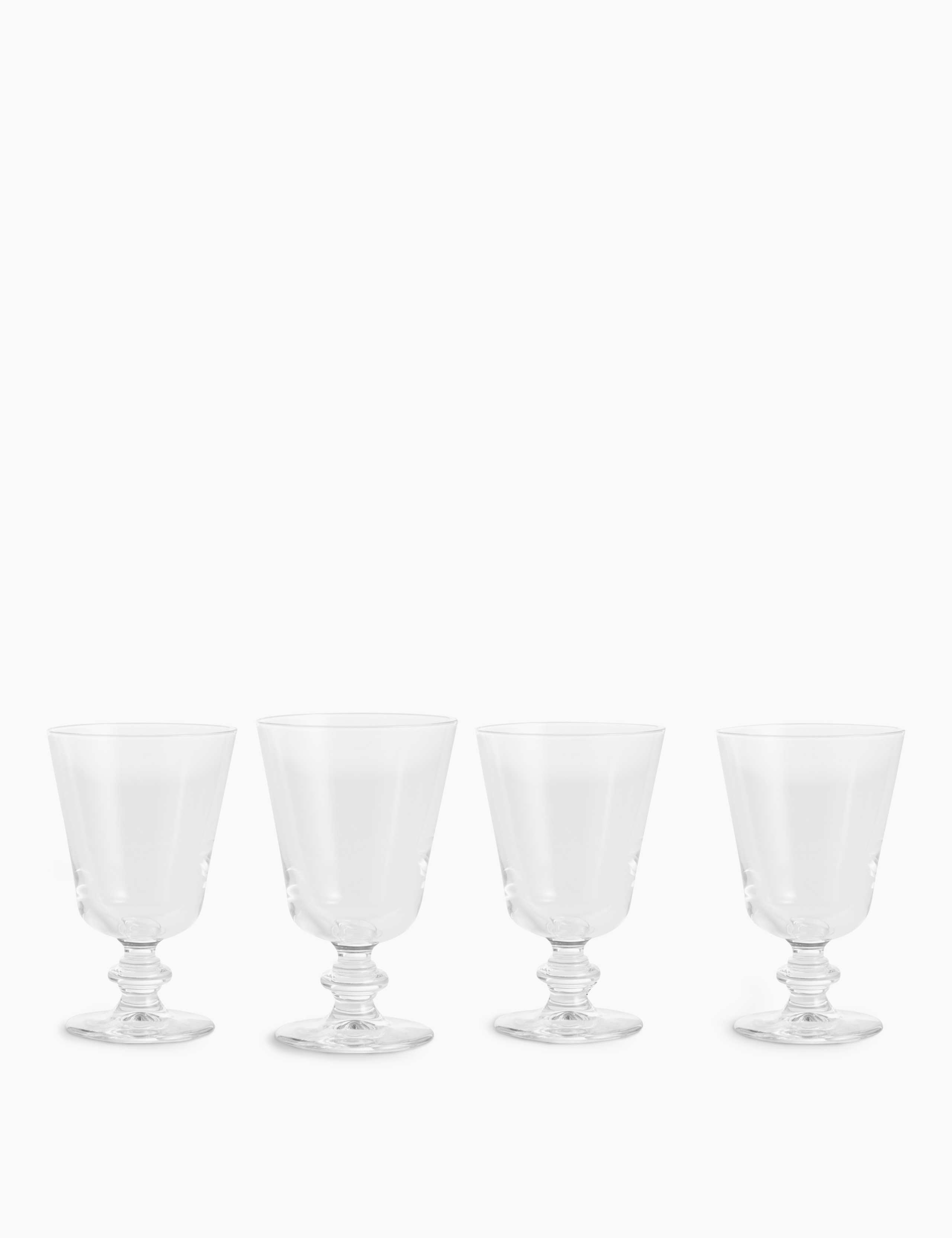 Set of 4 Wine Glasses 1 of 2
