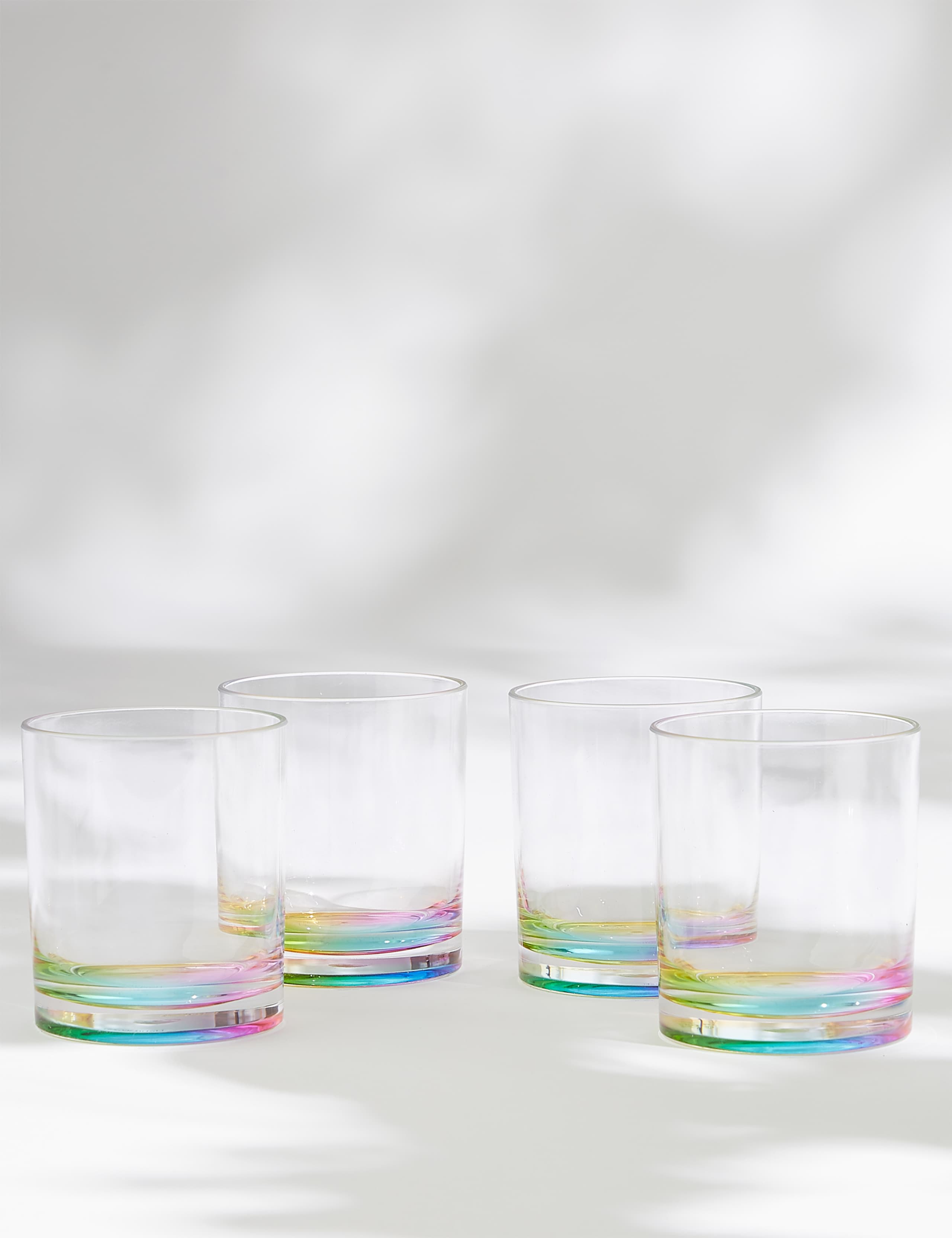 Set of 4 Rainbow Picnic Tumblers 1 of 4