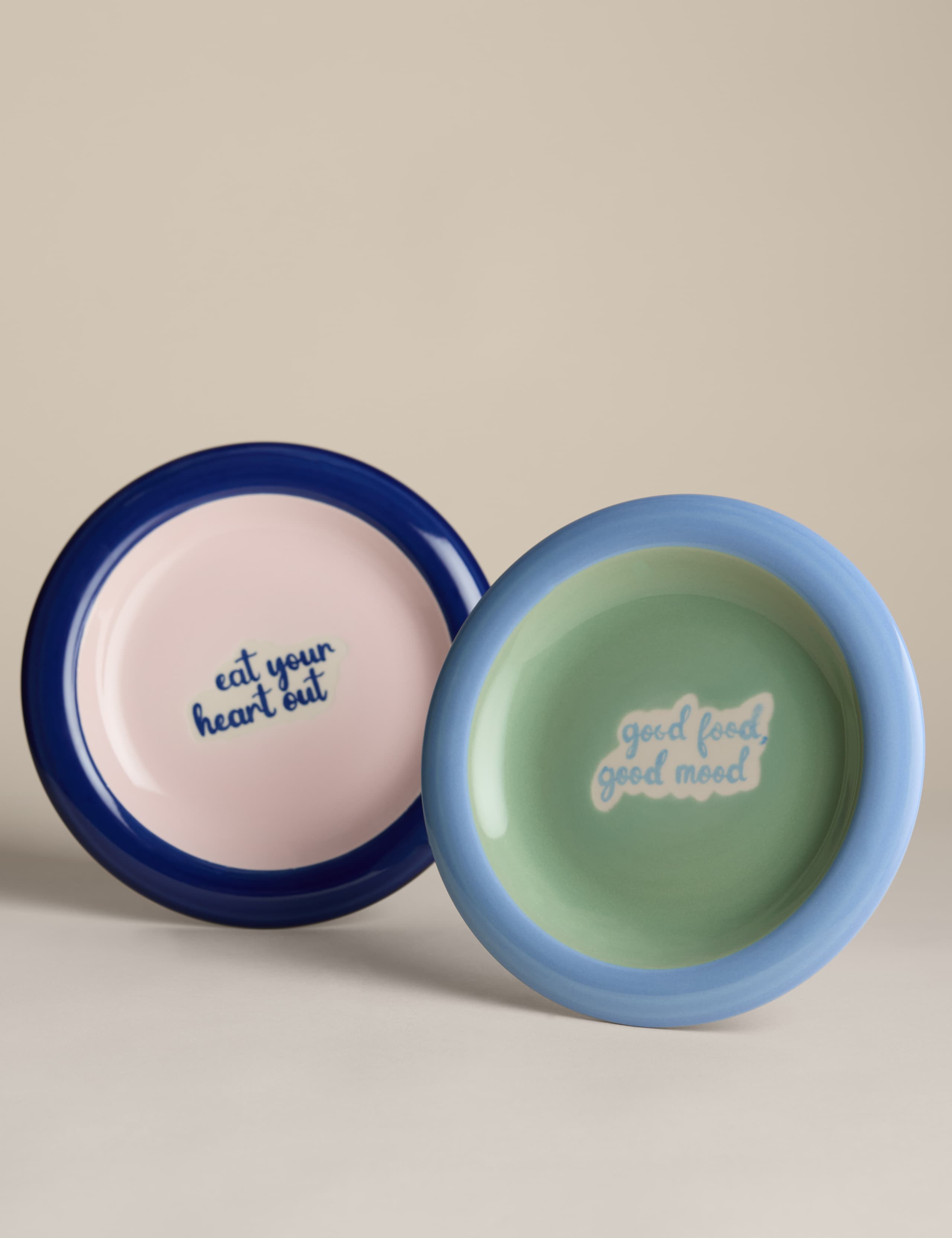 2pk Bubble Slogan Serving Plates 6 of 7