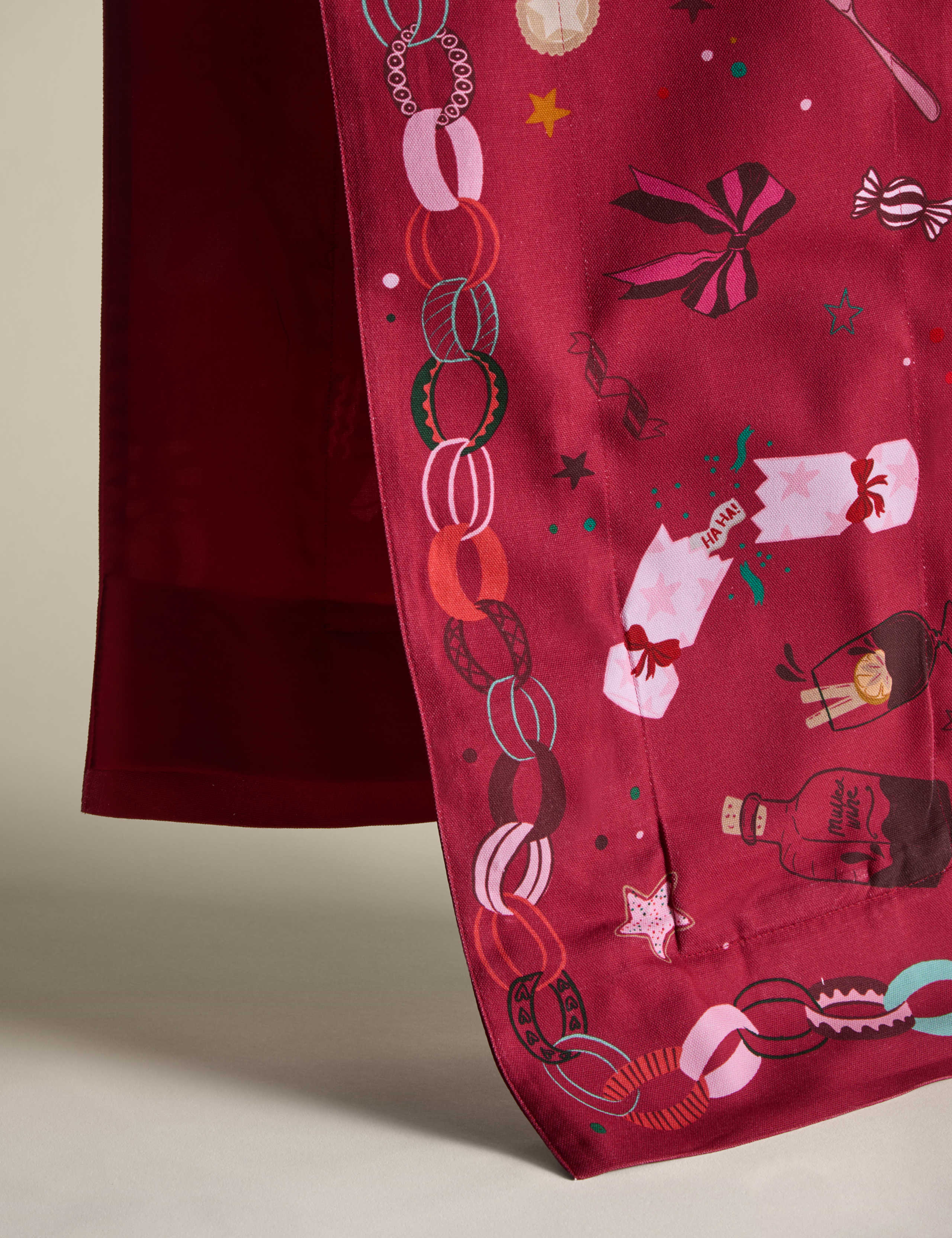 Pure Cotton Light Up Christmas Table Runner 3 of 4