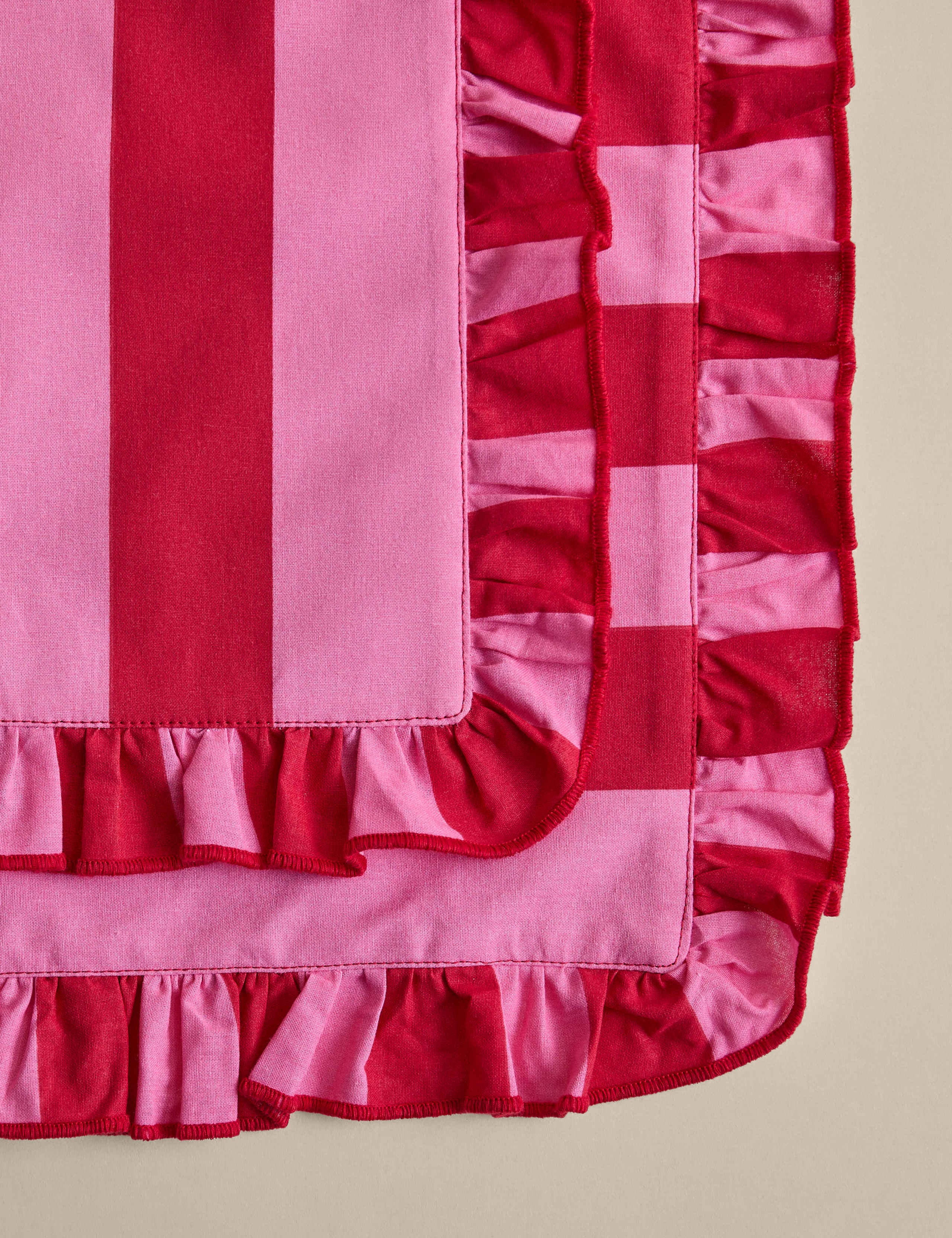 Set of 2 Pure Cotton Striped Placemats 3 of 3