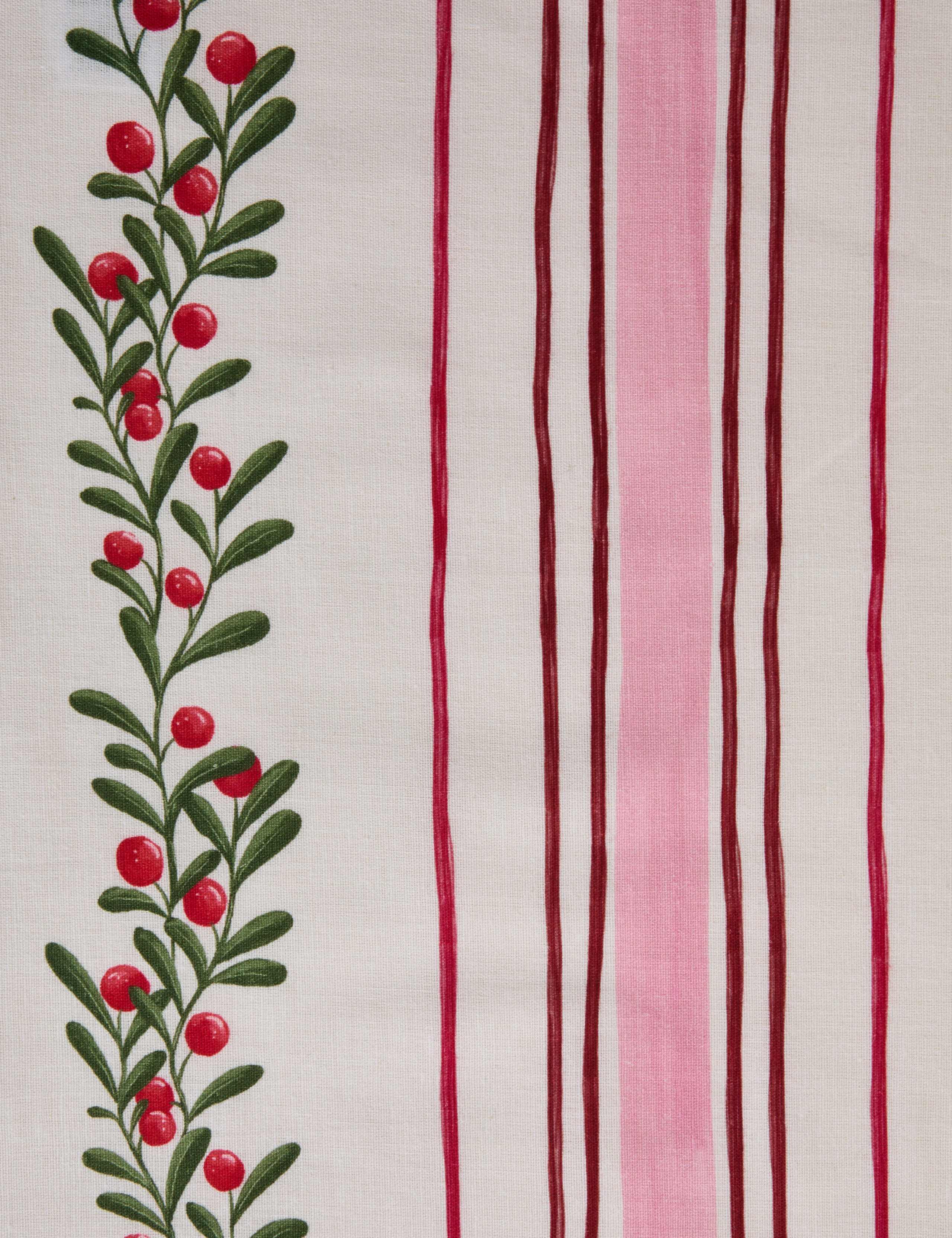 Set of 4 Cotton with Linen Striped Napkins 4 of 4