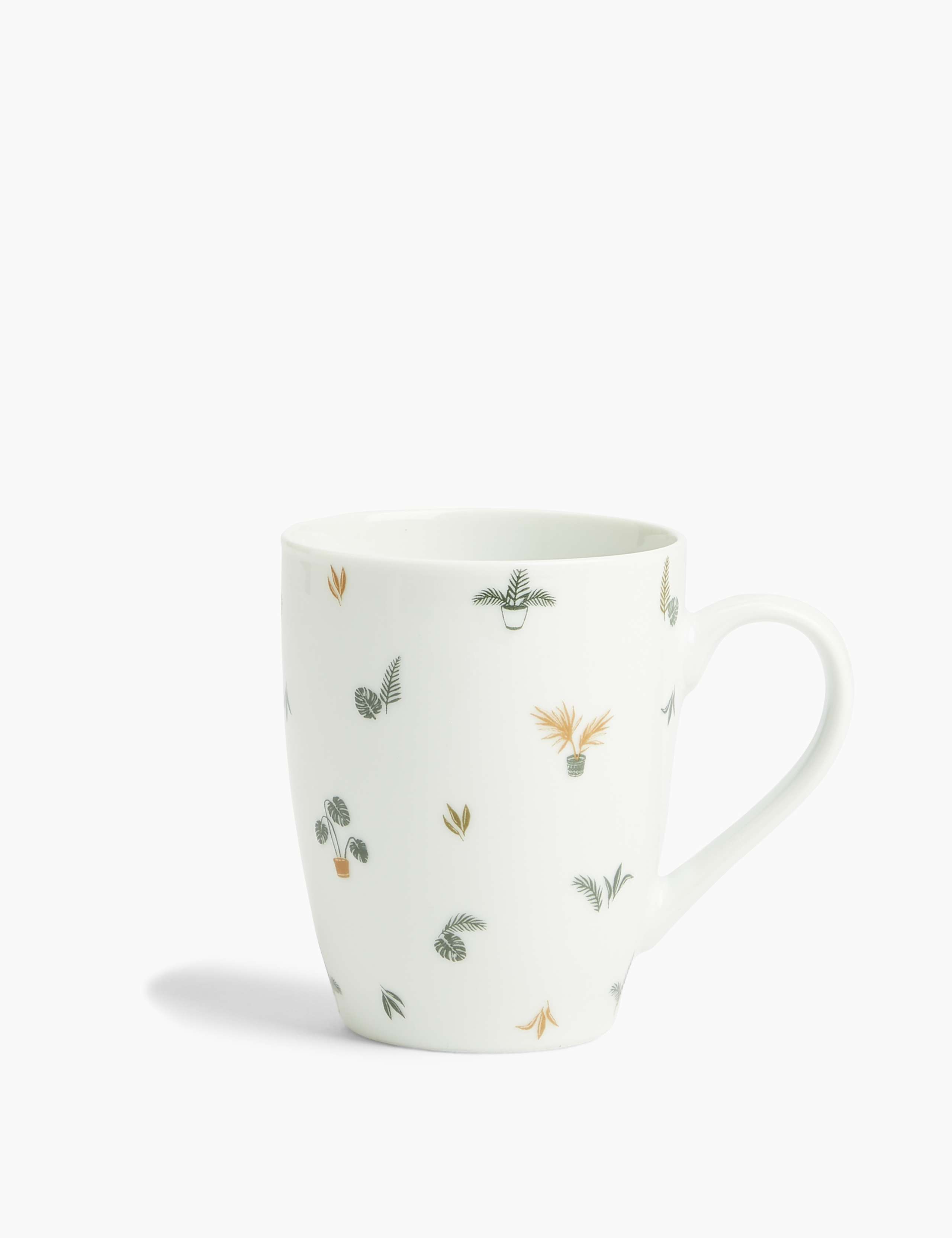 Set of 4 Plant Print Mug 2 of 4