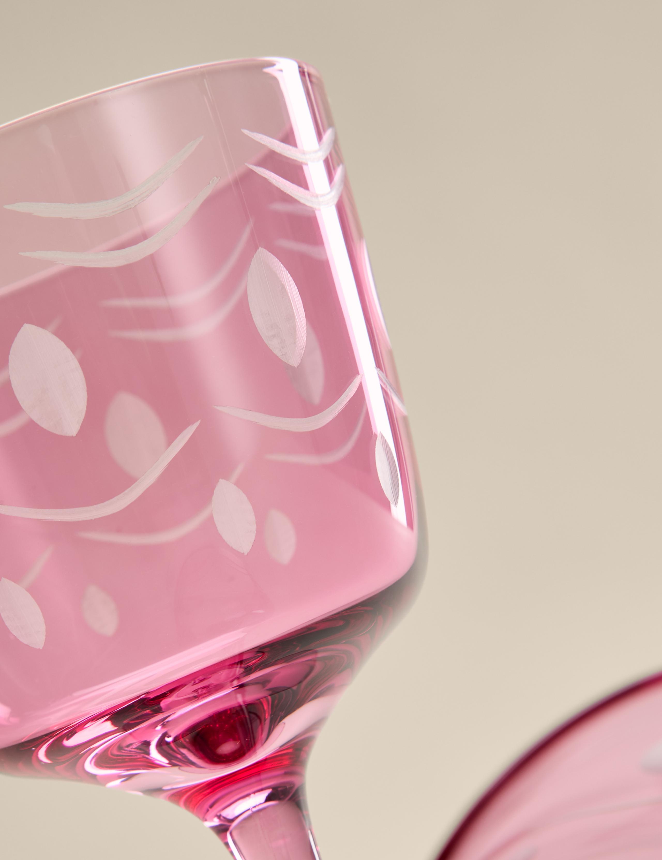 Set of 2 Retro Wine Glasses 5 of 6