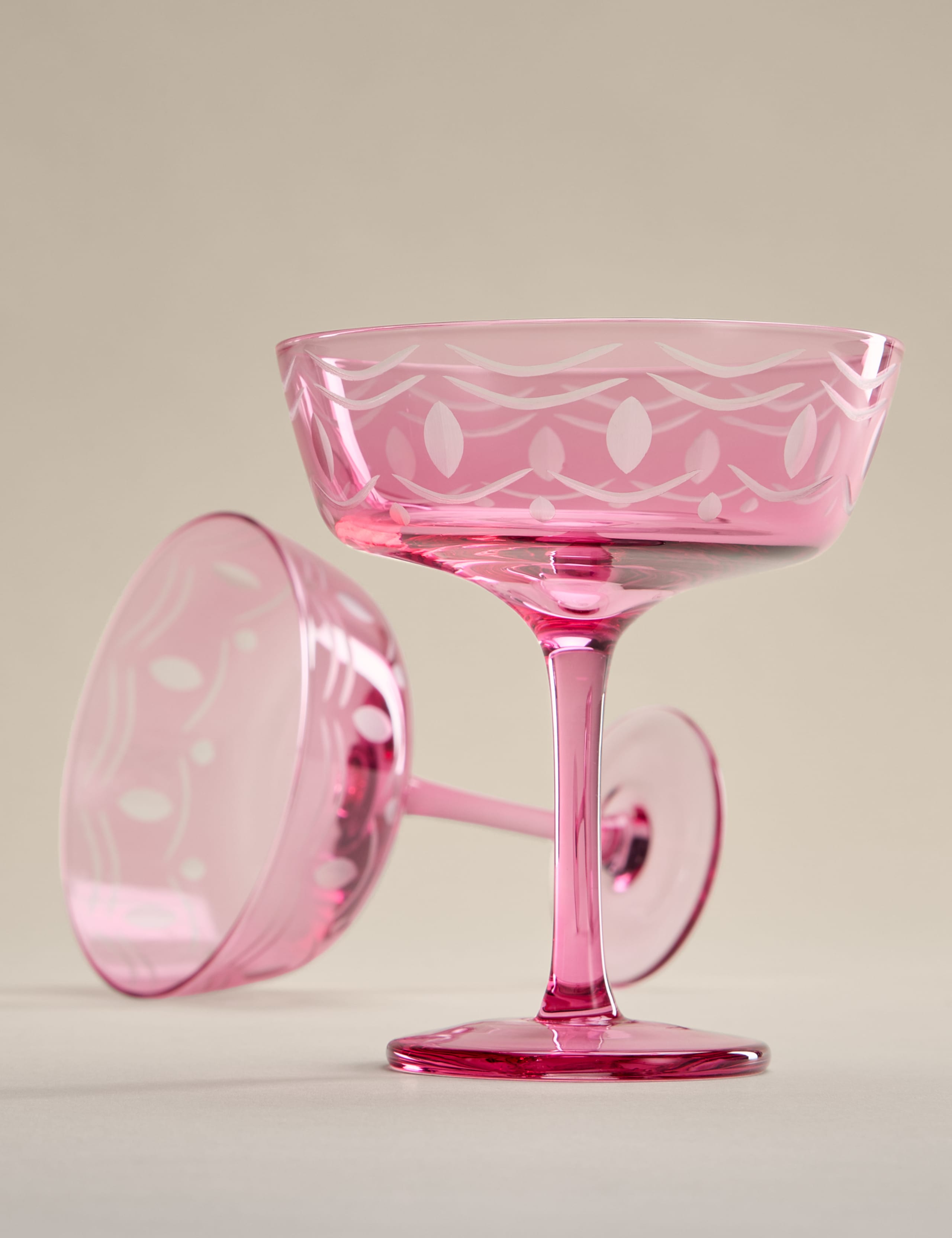 Set of 2 Retro Coupe Glasses 5 of 5