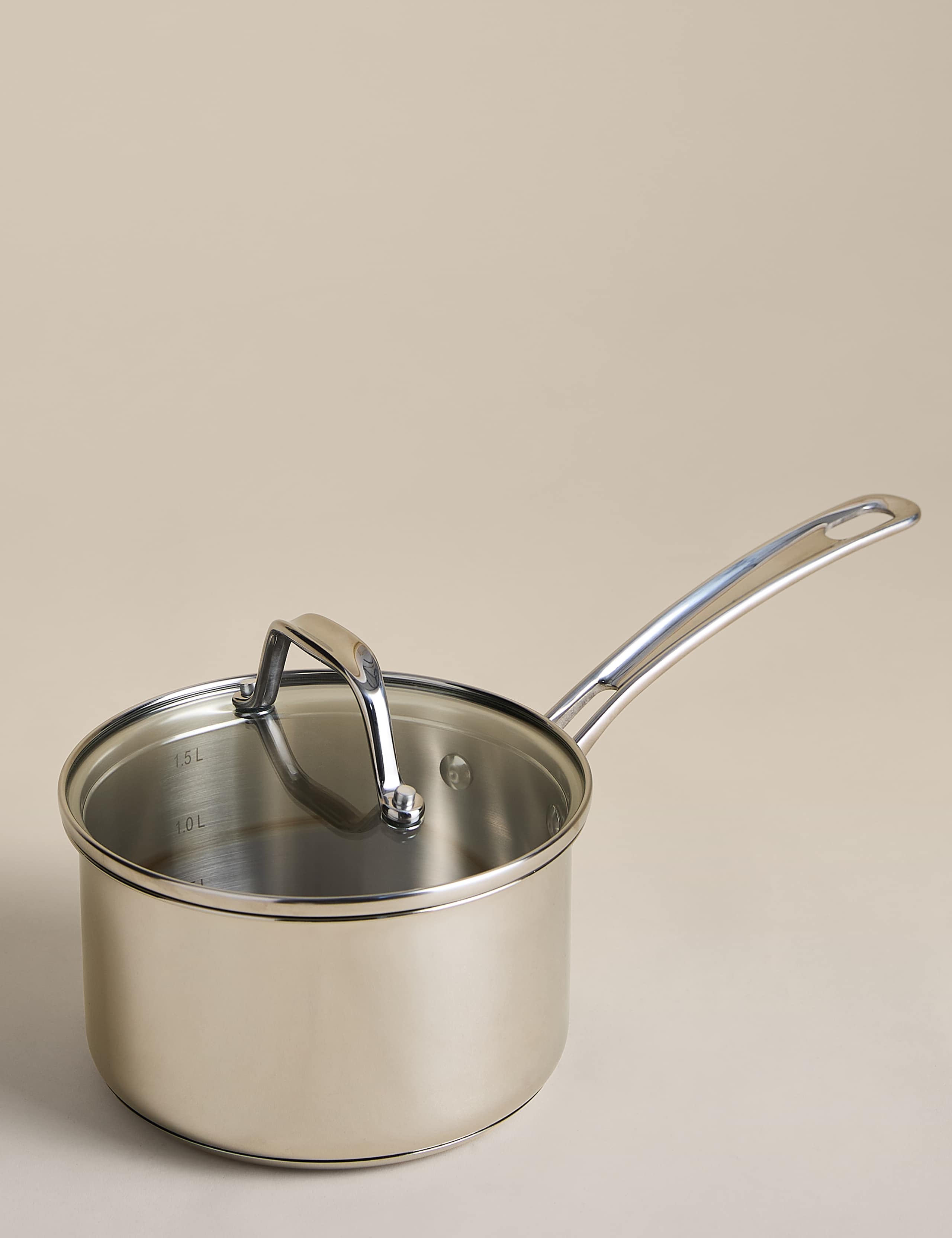 Stainless Steel 16cm Saucepan 1 of 3