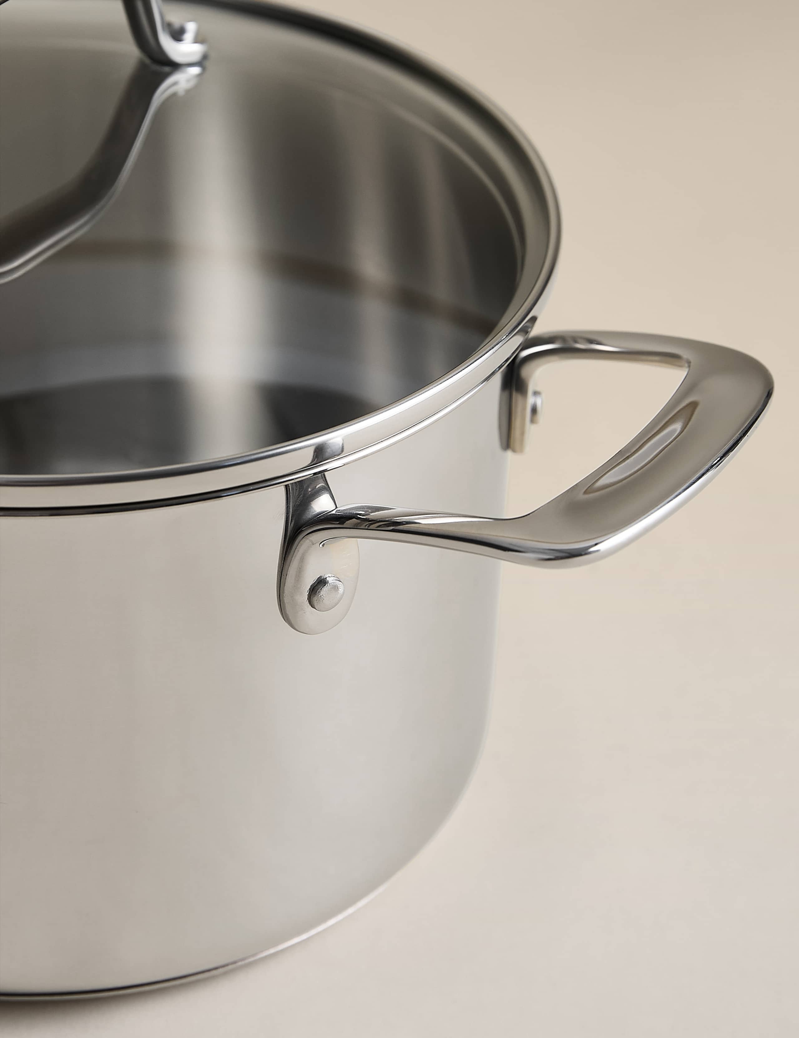 Stainless Steel 20cm Saucepan 2 of 3